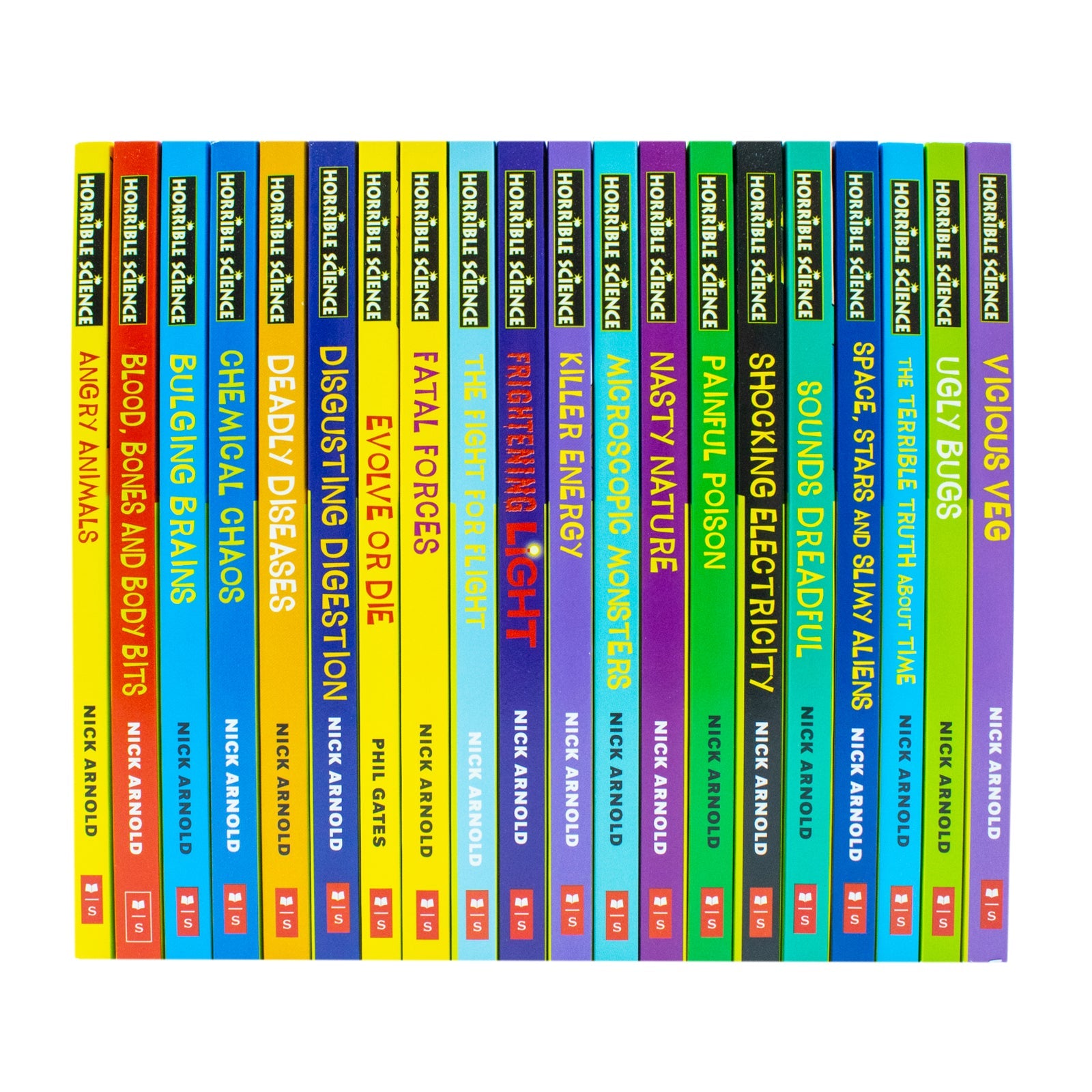 Horrible Science Bulging Box of Books Collection – 20-Book Set by Nick Arnold | Fun & Educational Science Series for Kids & Young Readers