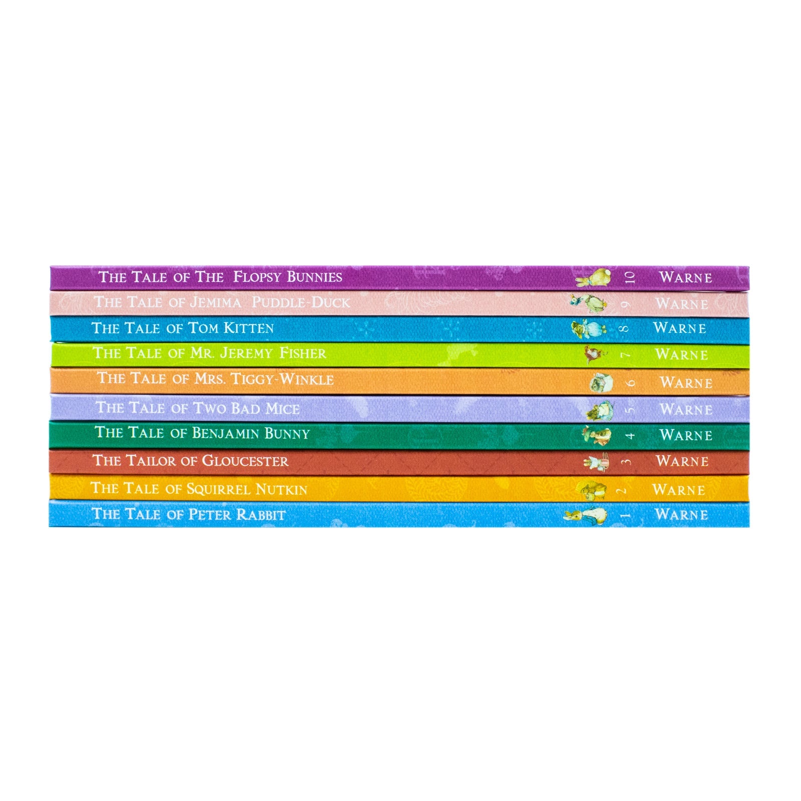 Peter Rabbit 10-Book Box Set by Beatrix Potter – Classic children's books, illustrated bunny tales, bedtime stories, perfect gift for ages 0–6