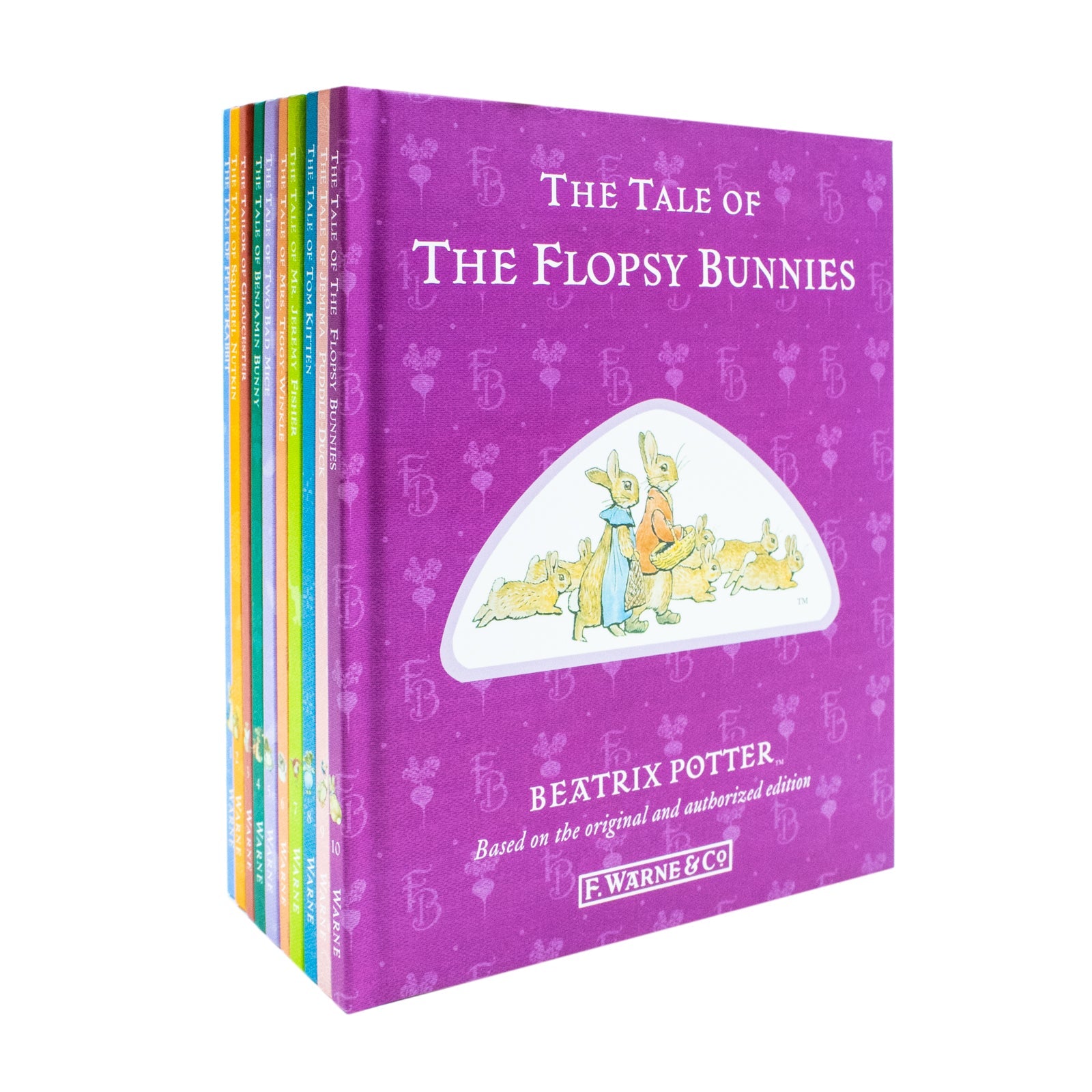 Peter Rabbit 10-Book Box Set by Beatrix Potter – Classic children's books, illustrated bunny tales, bedtime stories, perfect gift for ages 0–6