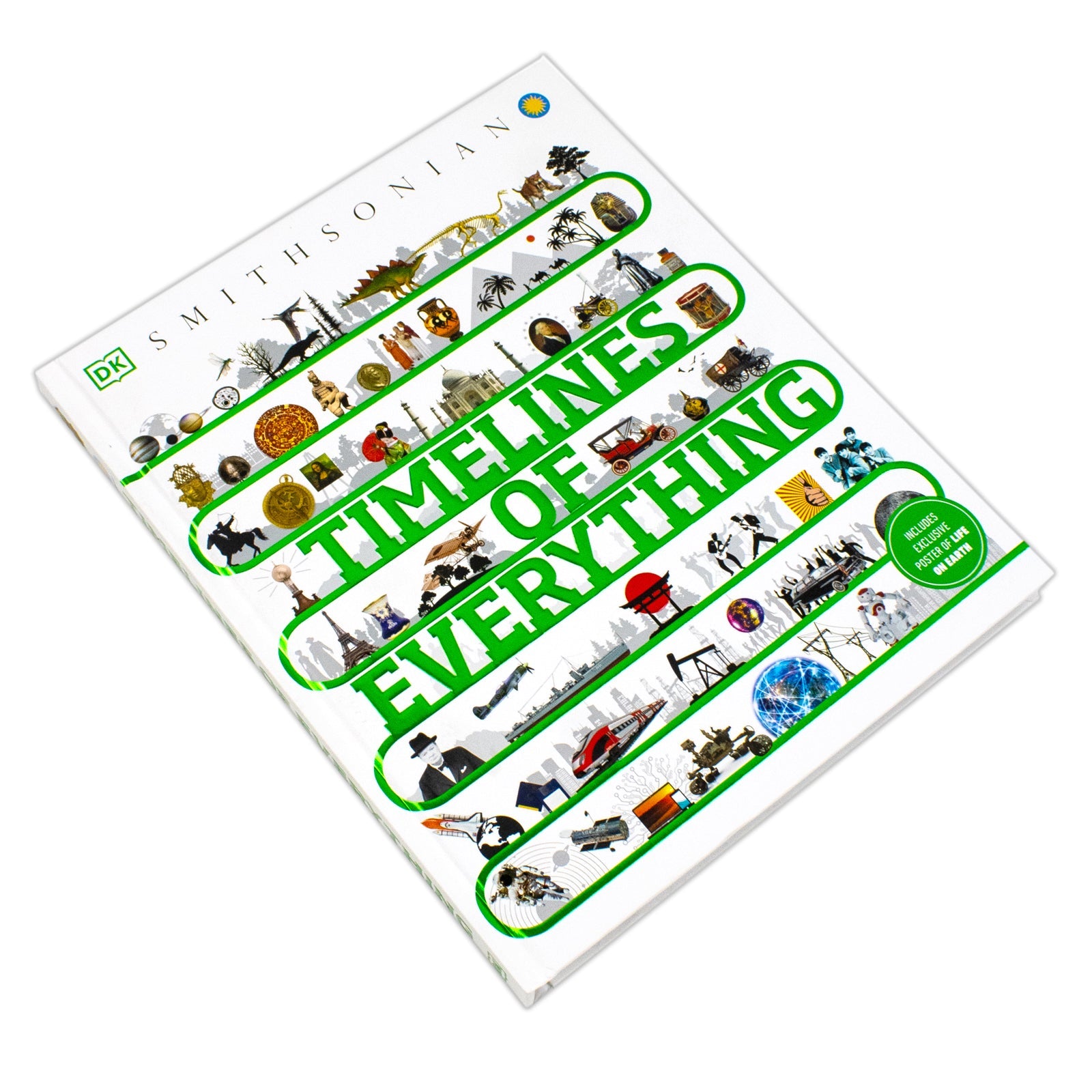 Timelines of Everything: From woolly mammoths to world wars | Hardback Book (DK Children's Timelines)