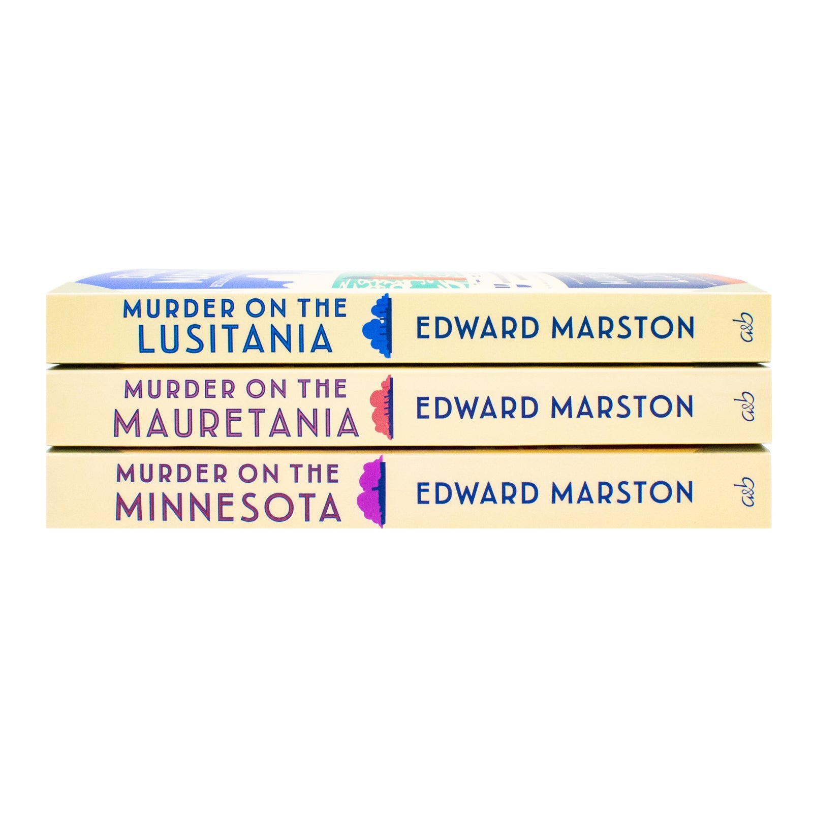 Edward Marston 3 Books Collection Set (Murder On The Minnesota, Murder On The Mauretania, Murder On The Lusitania)