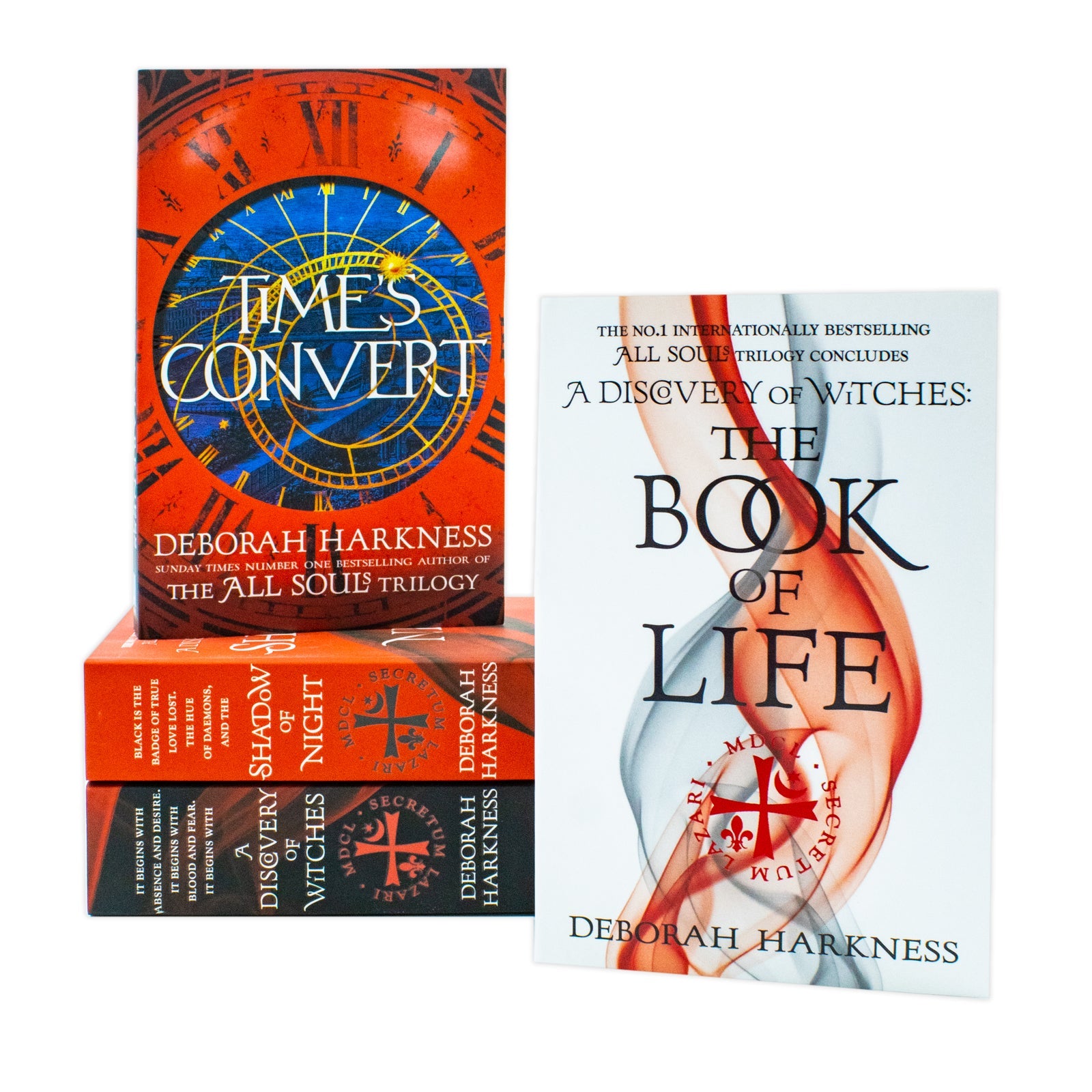 Explore the All Souls 4 Book Set by Deborah Harkness Paperback Set of Witches, Magic, and Romance for Enthusiastic Readers historical, supernatural