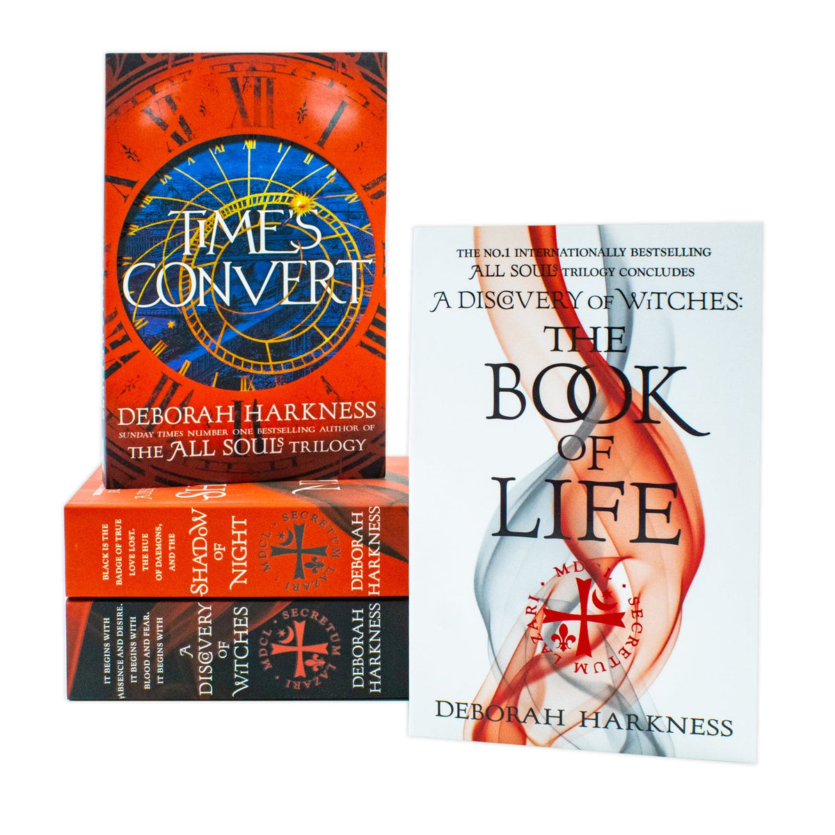 Explore the All Souls 4 Book Set by Deborah Harkness Paperback Set of Witches, Magic, and Romance for Enthusiastic Readers historical, supernatural