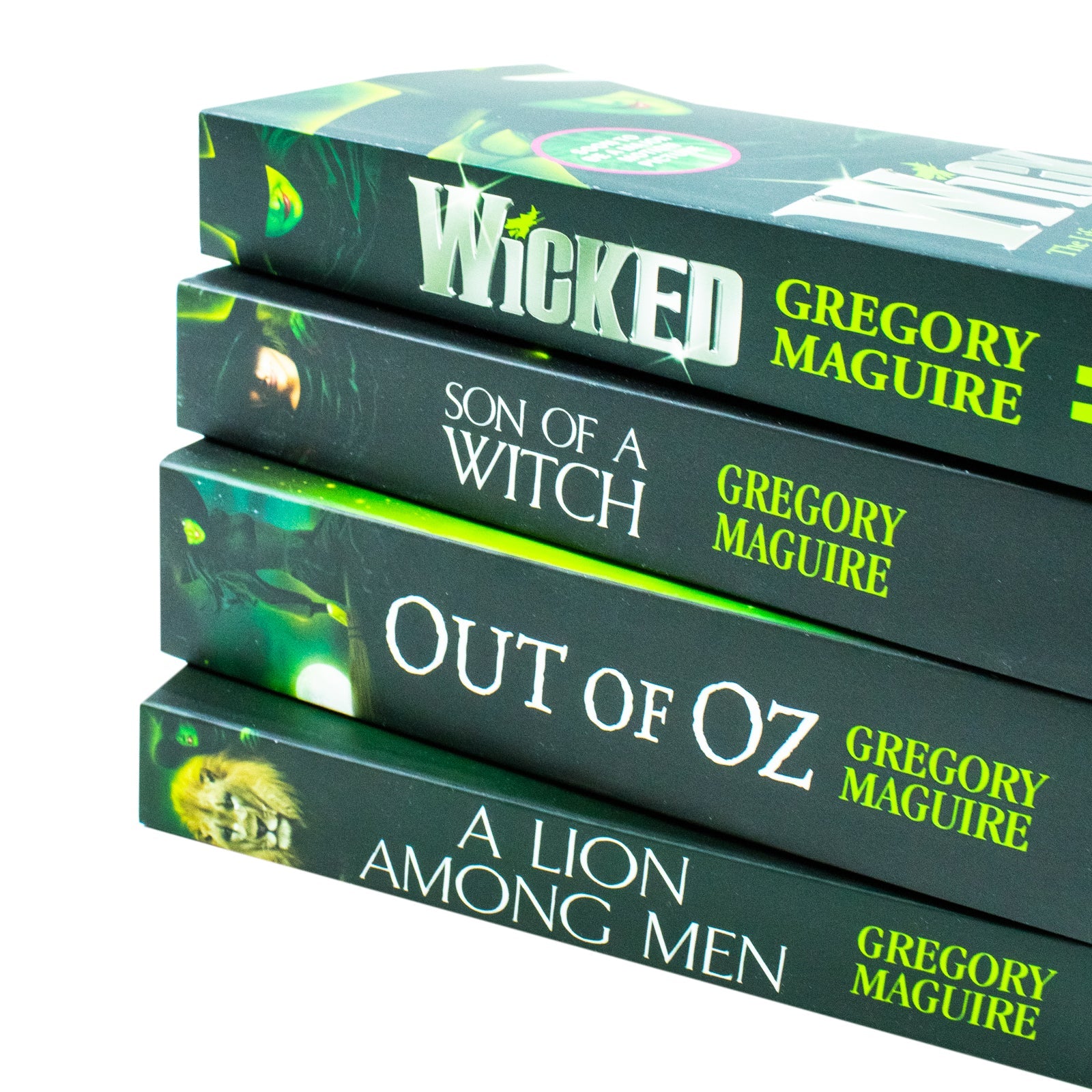 Wicked For Good Glinda Series 4 Book Collection by Gregory Maguire Wicked,Son of a Witch, A Lion Among Men & Out of Oz | Wizard of Oz Fantasy Books Set
