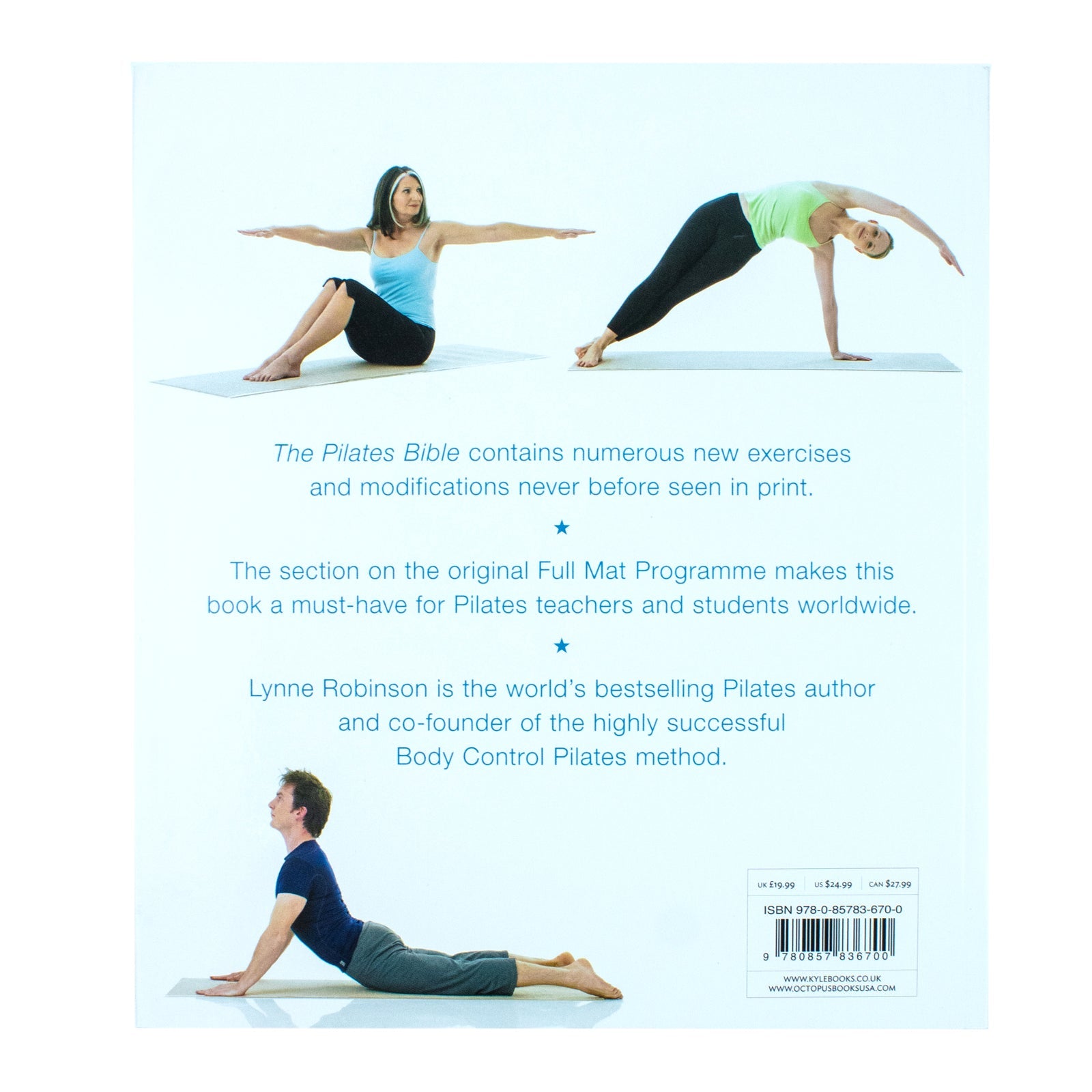The Pilates Bible Book by Lynne Robinson & Lisa Bradshaw: The Ultimate Guide to Pilates, Fitness, Core Strength, Flexibility & Wellness