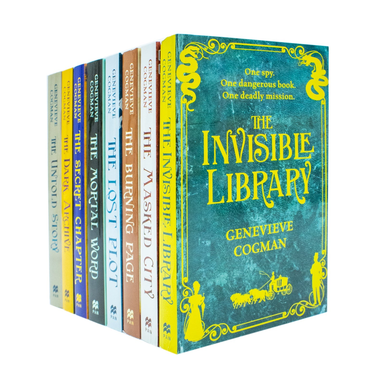 The Invisible Library Series 8 Books Collection Set by Genevieve Cogman - Fantasy Paperback