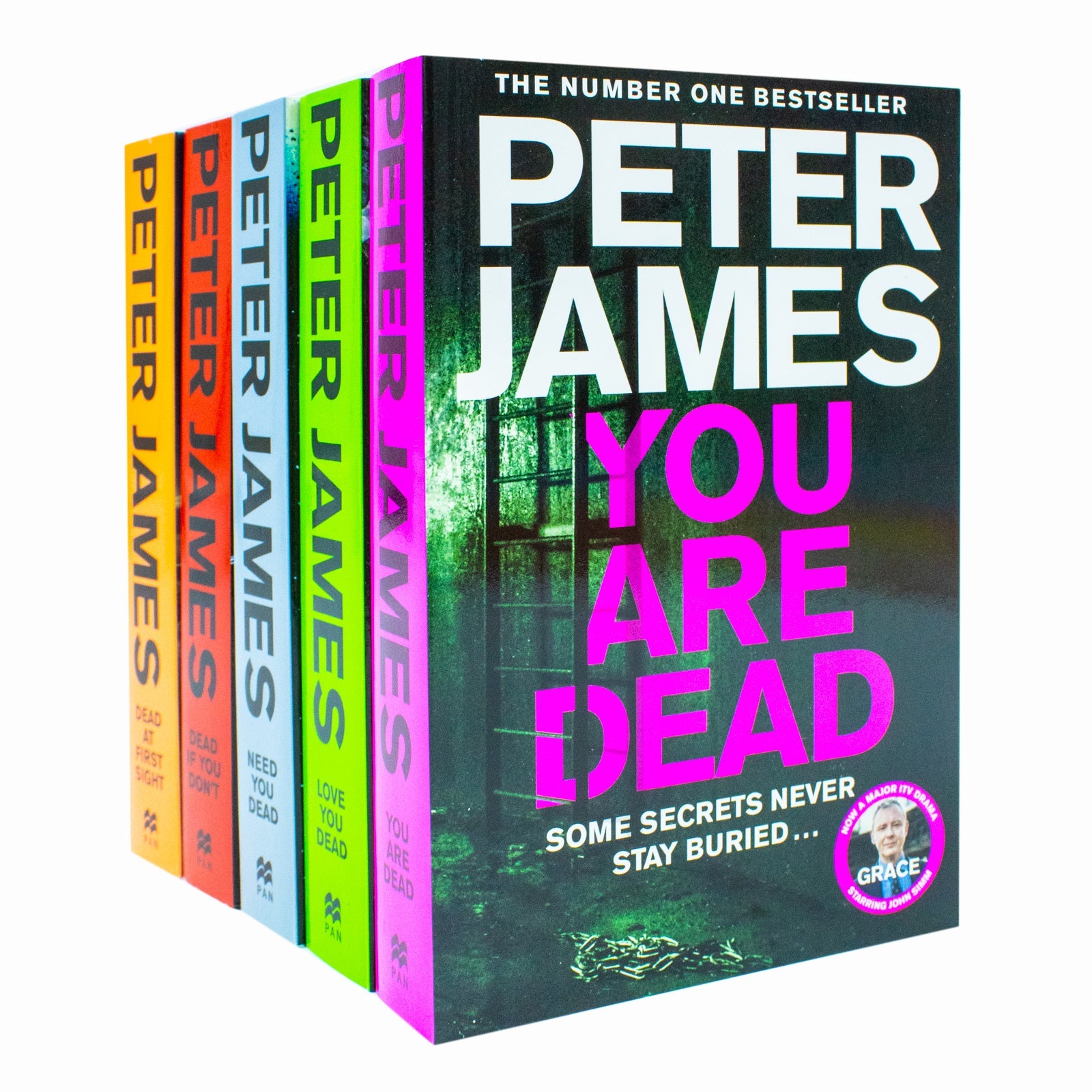 Roy Grace Series (Books 11-15) 5 Book Set by Peter James | You Are Dead, Love You Dead & More | Bestselling Murder Mystery, Crime, Thriller Collection
