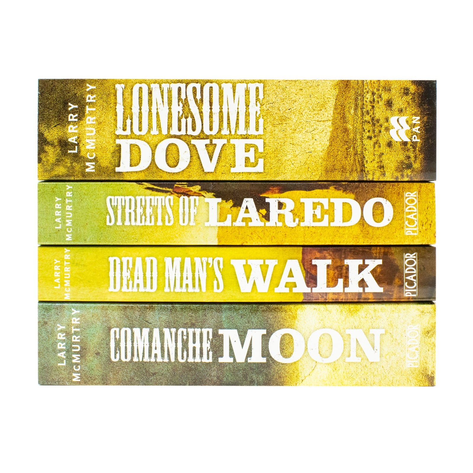 Lonesome Dove Series 4 Books Collection (Lonesome Dove, Streets of Laredo, Dead Man's Walk and Comanche Moon)