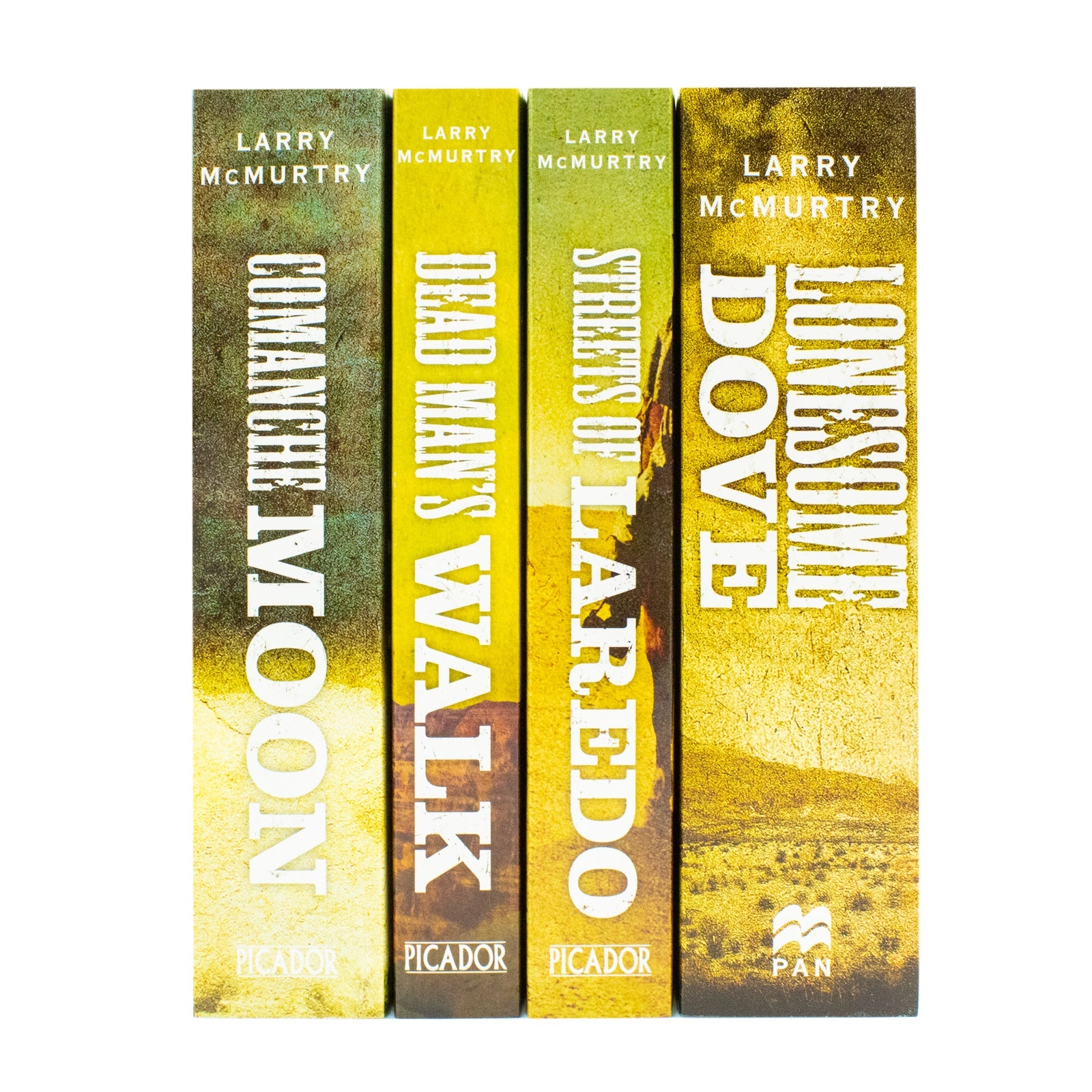 Lonesome Dove Series 4 Books Collection (Lonesome Dove, Streets of Laredo, Dead Man's Walk and Comanche Moon)