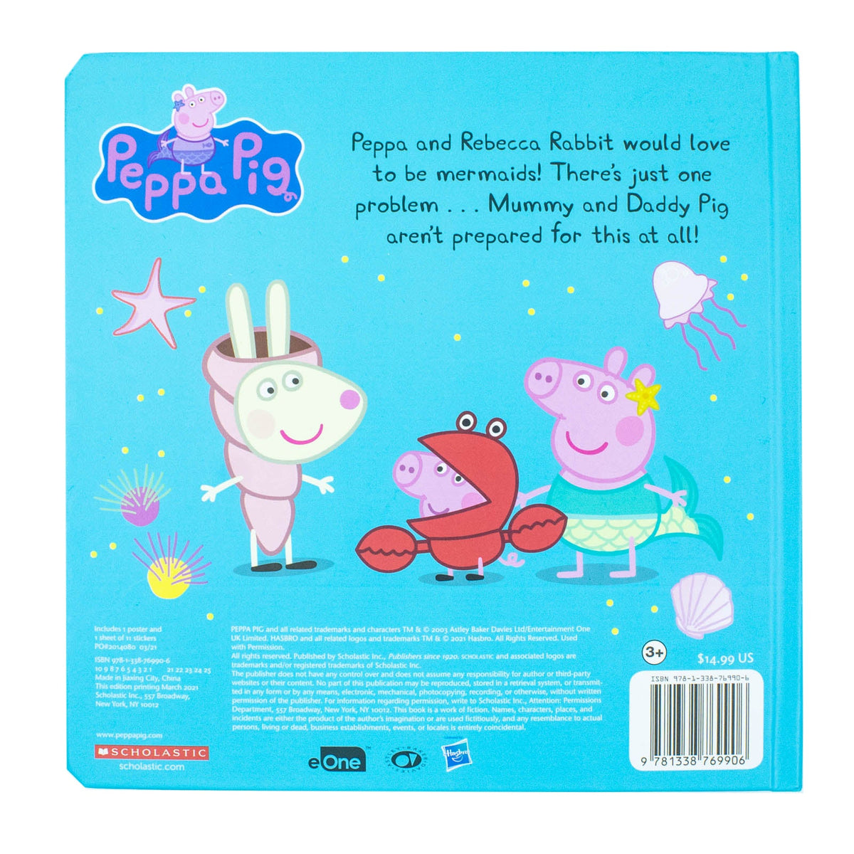 Peppa's Mermaid Adventure Book By Lauren Holowaty