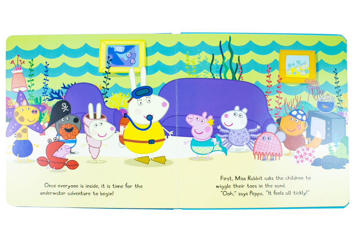 Peppa's Mermaid Adventure Book By Lauren Holowaty