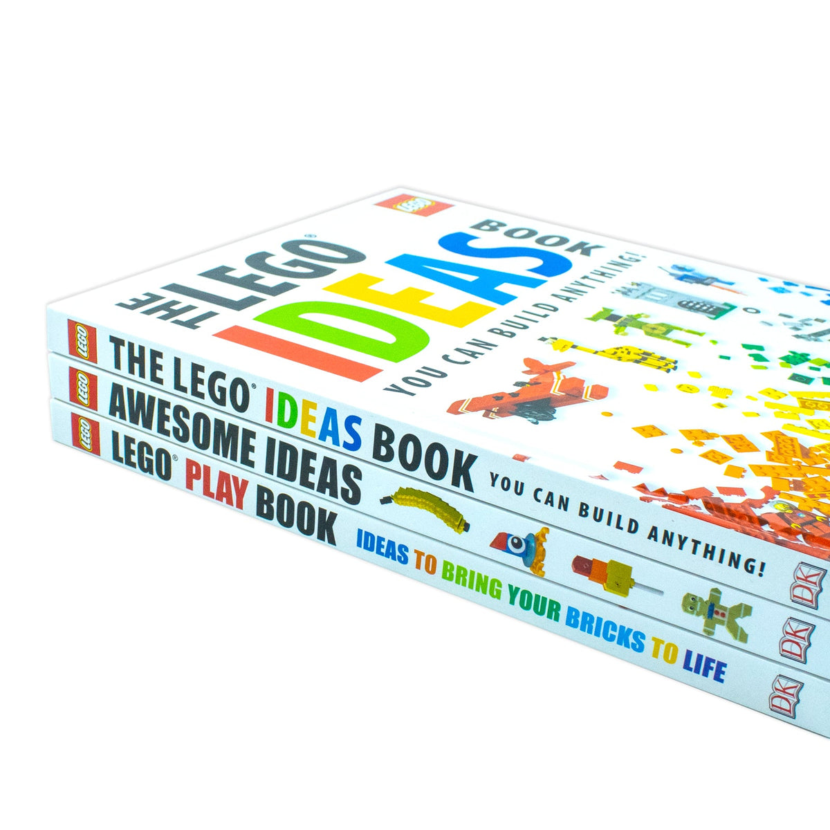 DK LEGO Activity Ideas 3-Book Set | Fun & Creative Building Projects for Kids – LEGO Play, Awesome Ideas & Educational Activities for Imaginative Fun