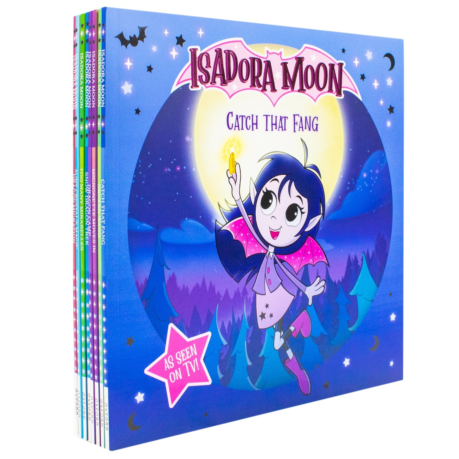 Harriet Muncaster Isadora Moon: TV Tie In Range Series 8 Books Collection Set (Catch that Fang!, Broken Wand, Mignonette Moves In, Dragon Camp, Aunt Crystal's Magic, Too Many Mirabelles and MORE!)