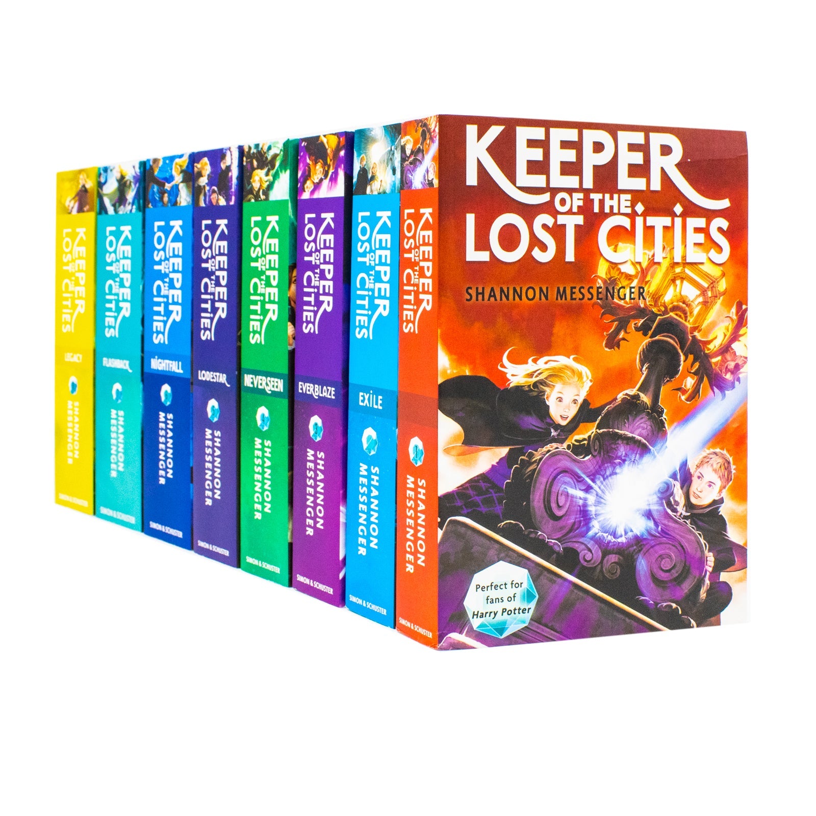 Keeper of the Lost Cities Collection 8 Books Set by Shannon Messenger – Fantasy Adventure Series, Magical Worlds & Beloved Characters for Young Readers 10+