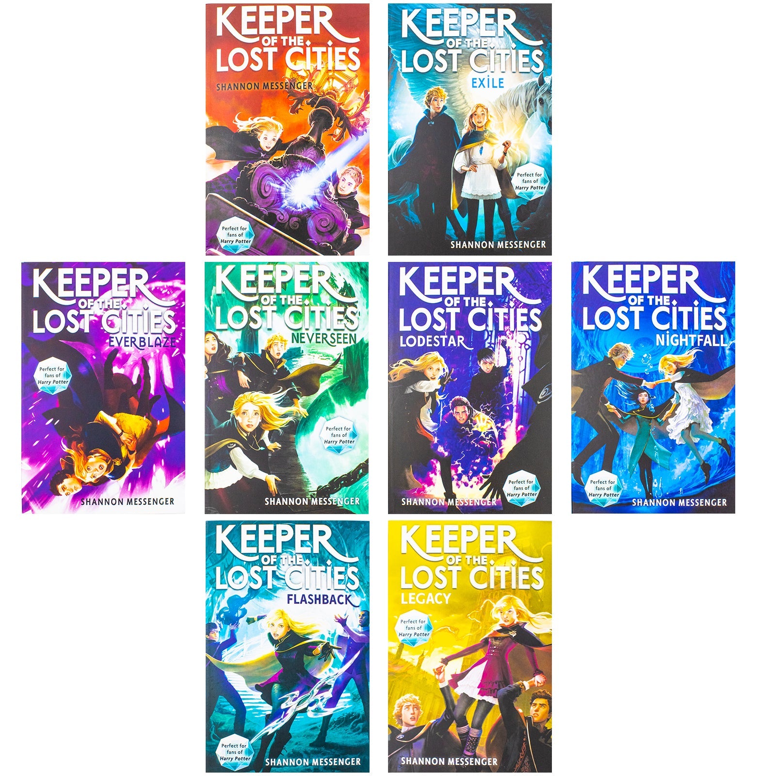 Keeper of the Lost Cities Collection 8 Books Set by Shannon Messenger – Fantasy Adventure Series, Magical Worlds & Beloved Characters for Young Readers 10+