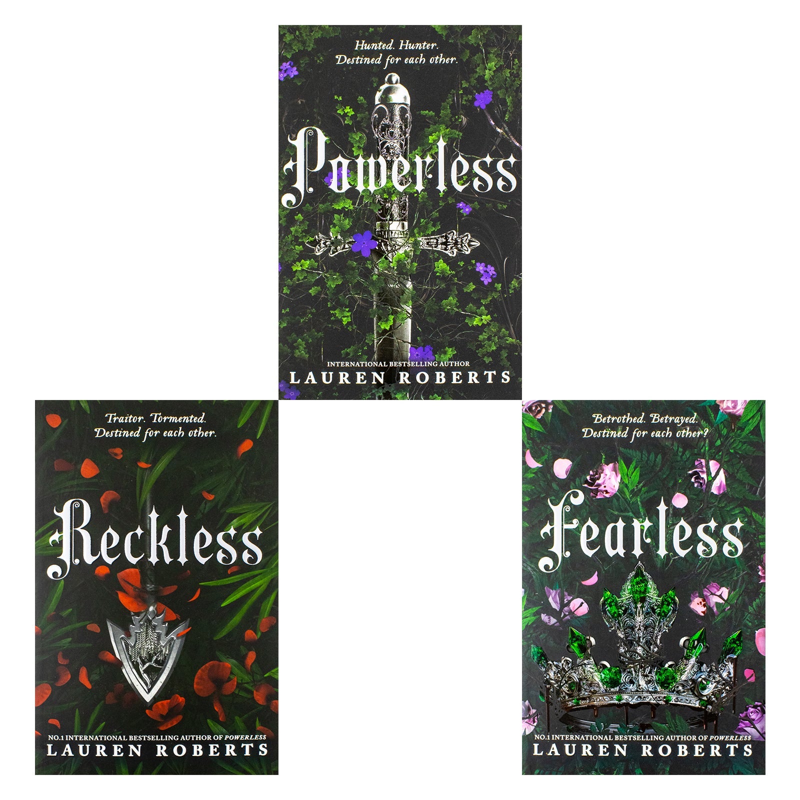 The Powerless Trilogy 3 Books Boxed Set (Powerless, Reckless, Fearless) | Paperback