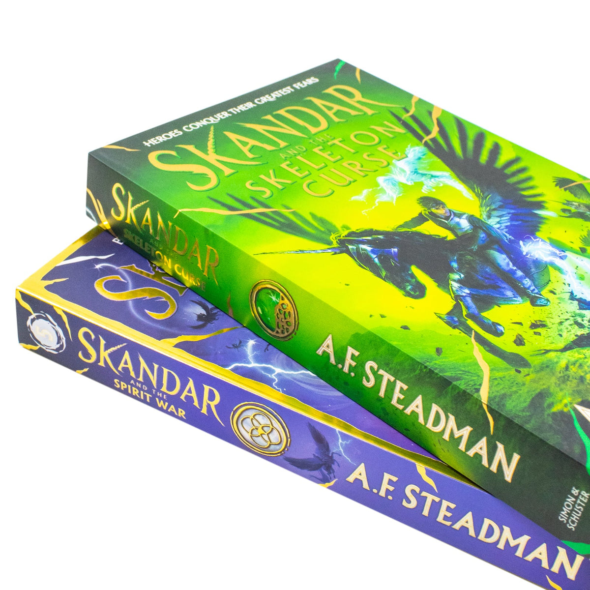 Skandar Series 2 Books Collection Set by A.F. Steadman | Skandar and the Spirit War & Skandar and the Skeleton Curse | Children's Fantasy Adventure