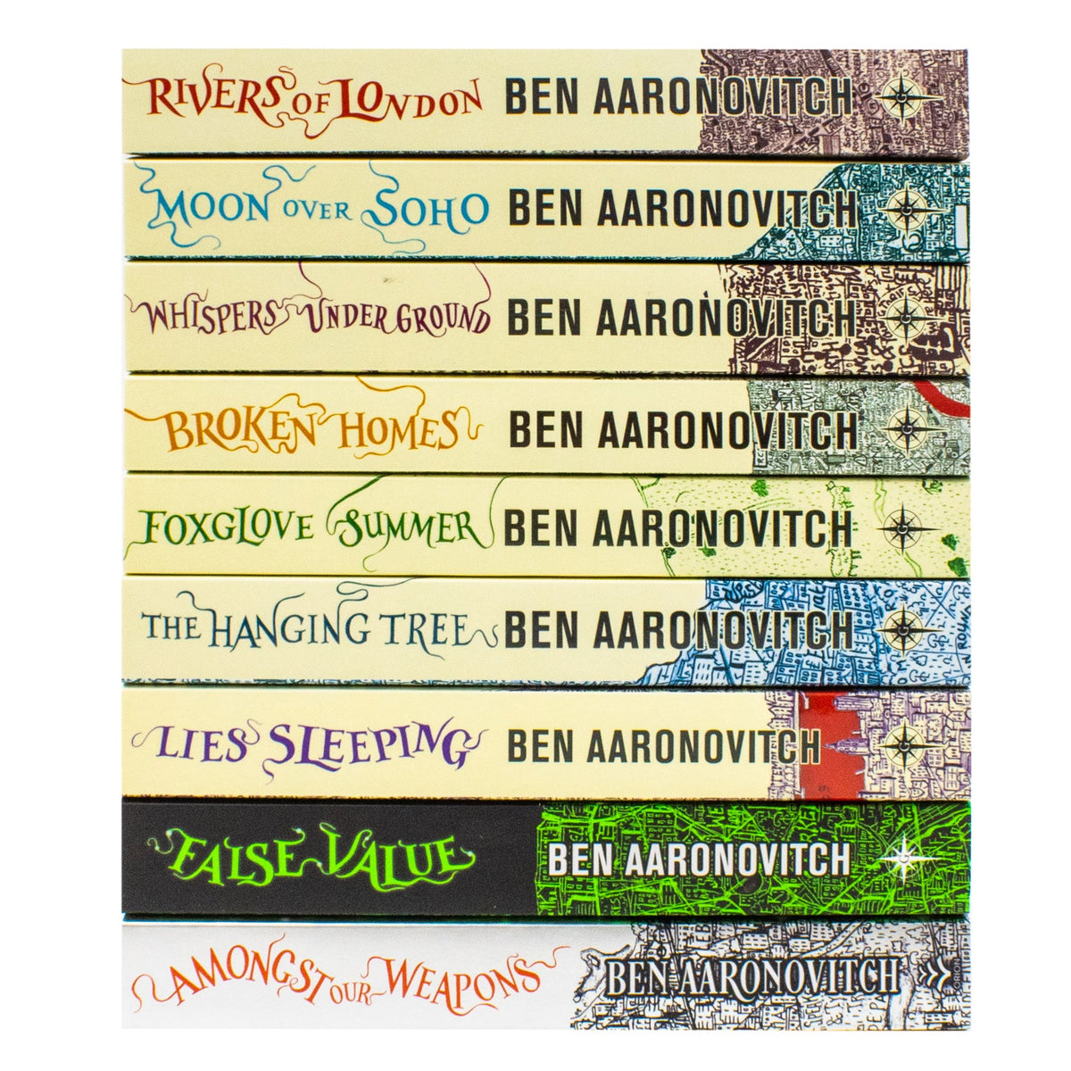 Ben Aaronovitch Rivers of London Series Collection 9 Books Set (Rivers of London, Moon Over Soho, Whispers Under Ground, Broken Homes & More!) | Paperback