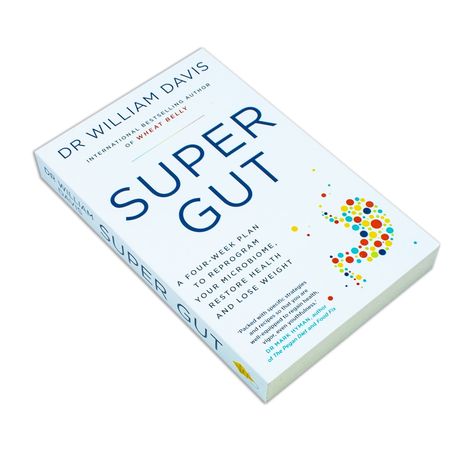 Super Gut Book by Dr. William Davis |Four-Week Plan for Gut Health,Weight Loss & Restoring Your Microbiome| Nutrition, Wellness, Diet & Healthy Living