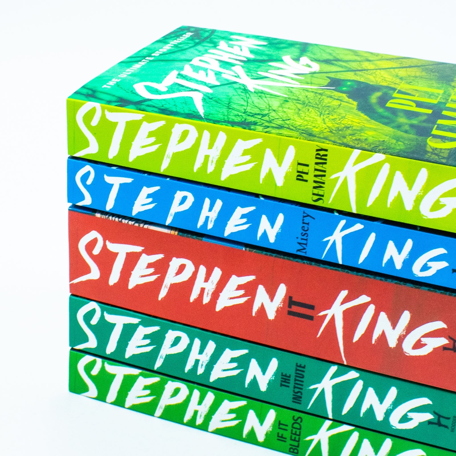 Stephen King Classic Collection 5-Book Box Set – If It Bleeds, The Institute, IT, Misery, Pet Sematary