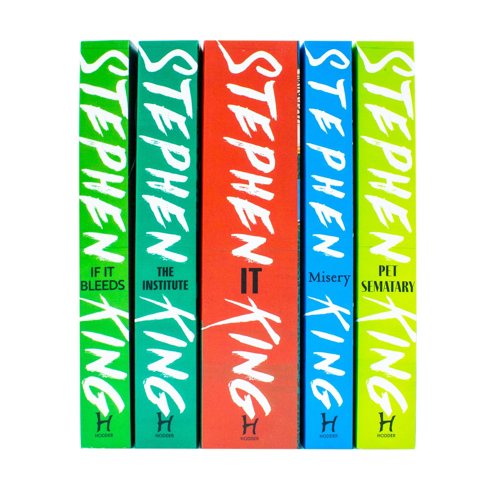 Stephen King Classic Collection 5-Book Box Set – If It Bleeds, The Institute, IT, Misery, Pet Sematary
