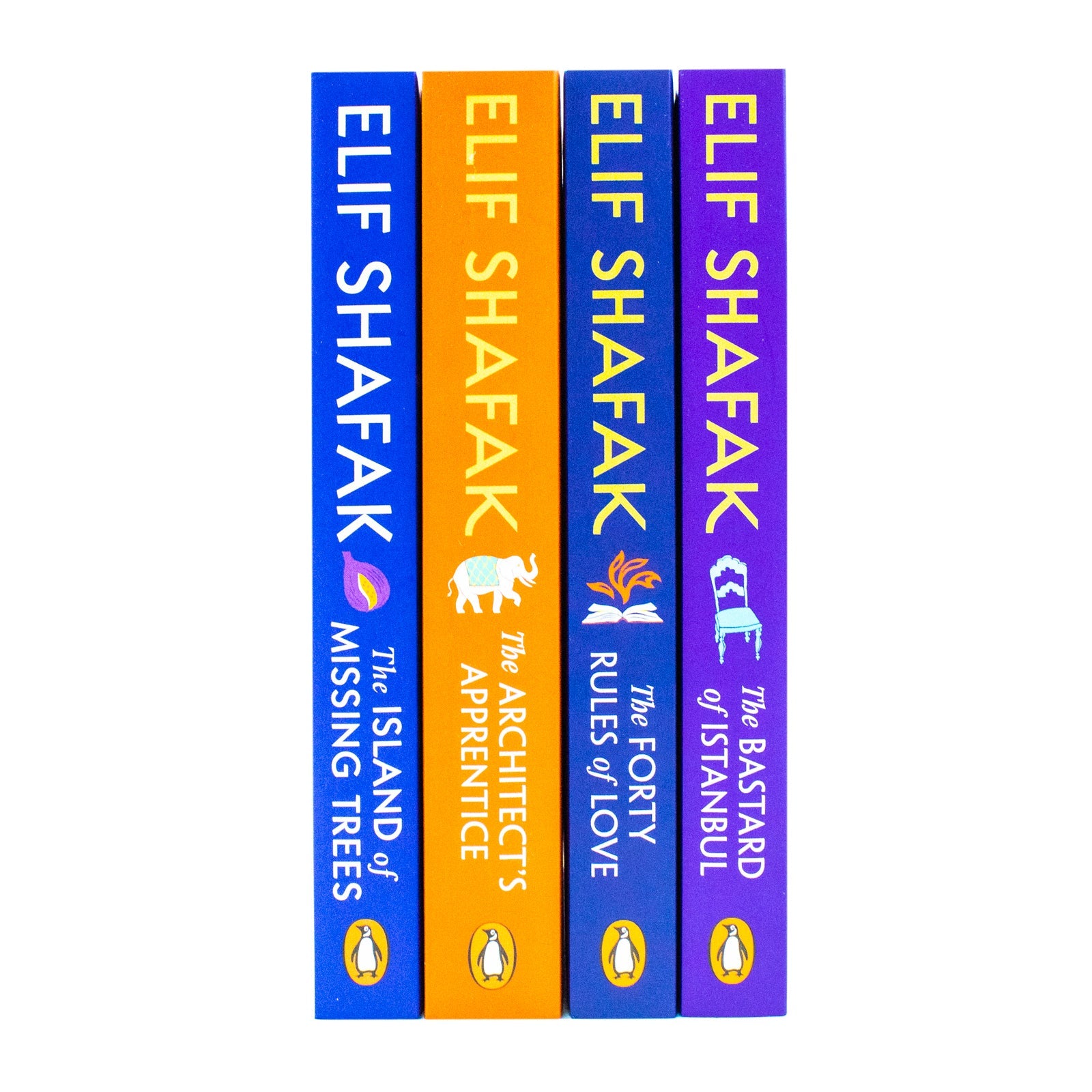 Elif Shafak 4 Books Collection Set (The Island Of Missing Trees,The Architect's Apperentice,The Bastard Of Istanbul,The Forty Rules Of Love)