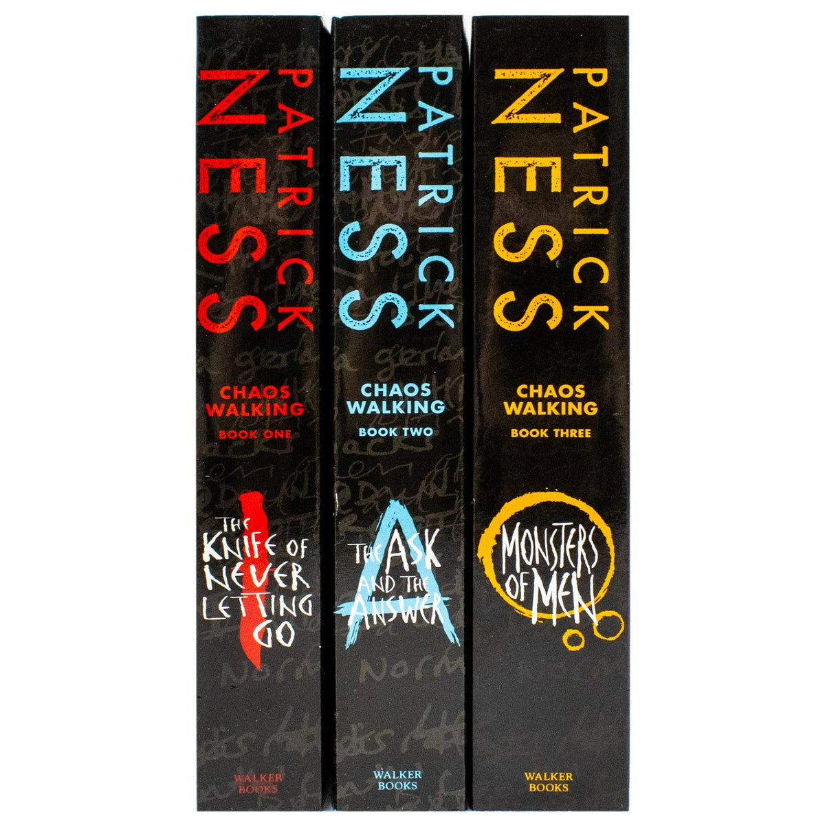 Patrick Ness Chaos Walking series 3 Books Set Collection, The Ask And The Answer