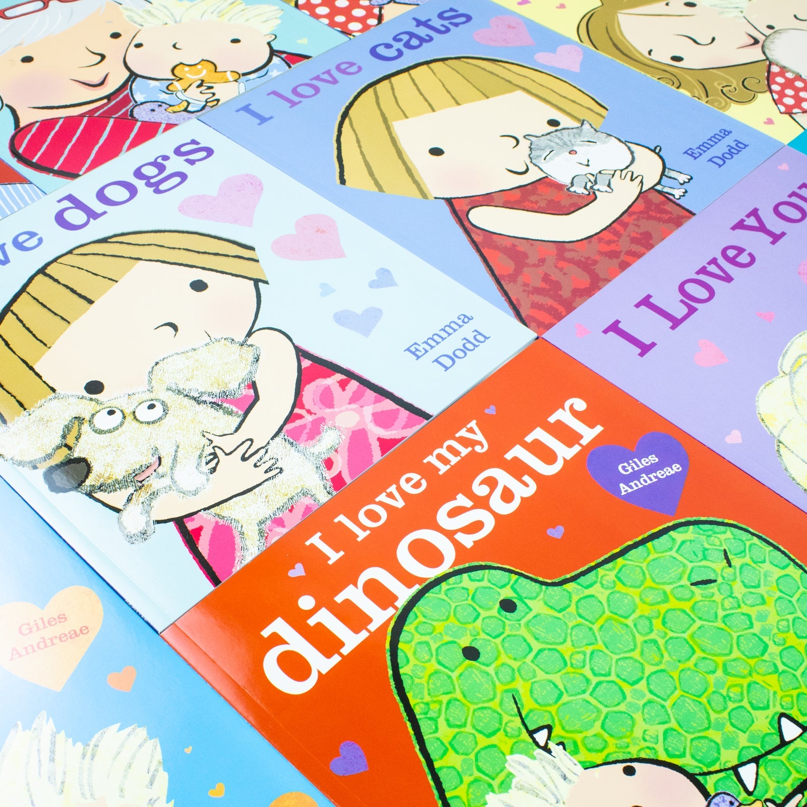 I Love You Mummy, Daddy, Grandad, Granny, Baby, cats , dogs 10 Books Set by Emma Dodd - Paperback Collection for 3-6 Years Old Friendship Readers