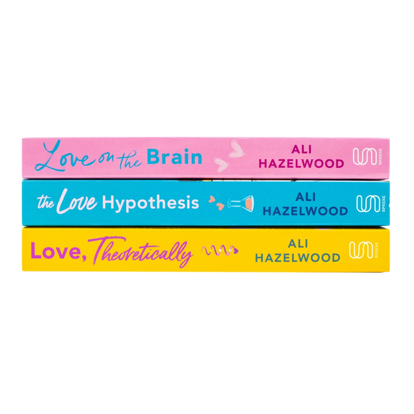 Ali Hazelwood Collection 3 Book Set ( Love Theoretically, The Love Hypothesis, Love On The Brain )