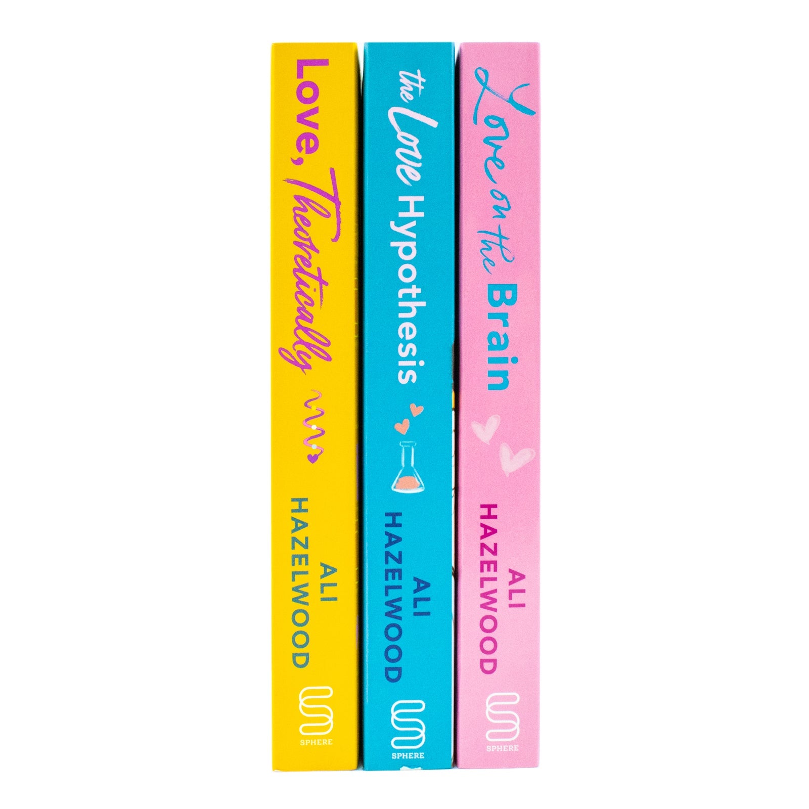 Ali Hazelwood Collection 3 Book Set ( Love Theoretically, The Love Hypothesis, Love On The Brain )