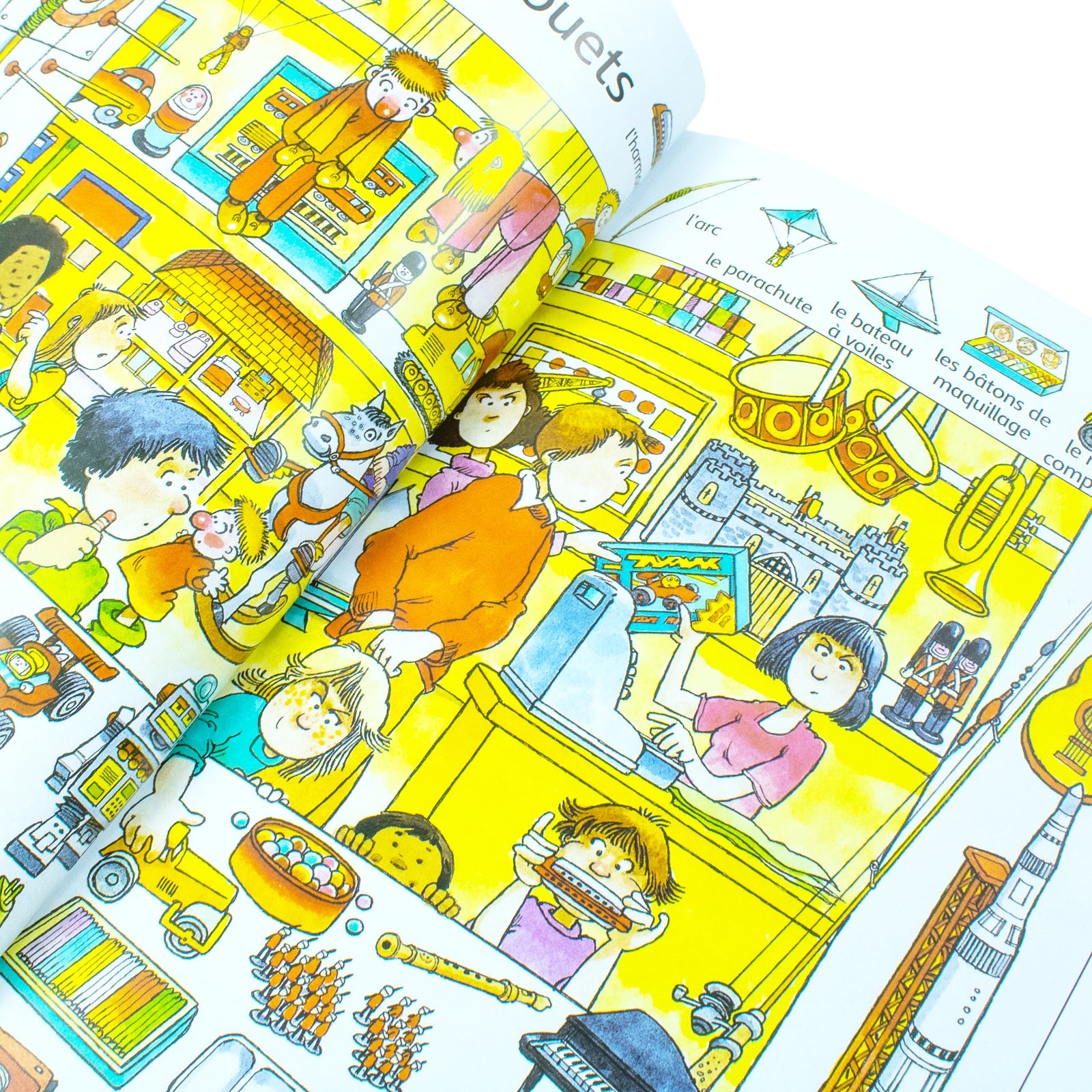 Usborne My First Thousand Words in French Book - Illustrated picture and word book