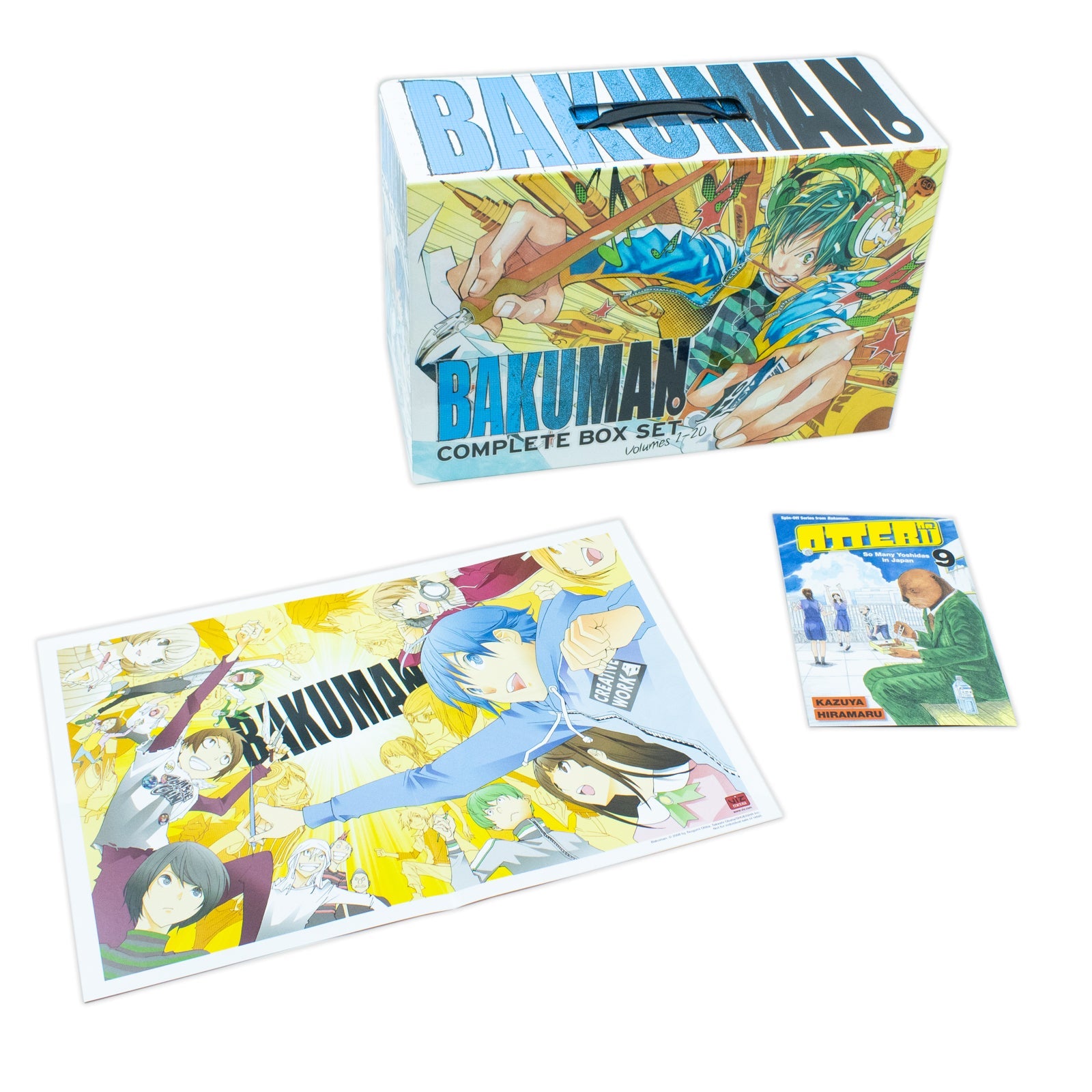 Bakuman Box Set Manga Volumes 1-20 Collection Pack, Double sided poster