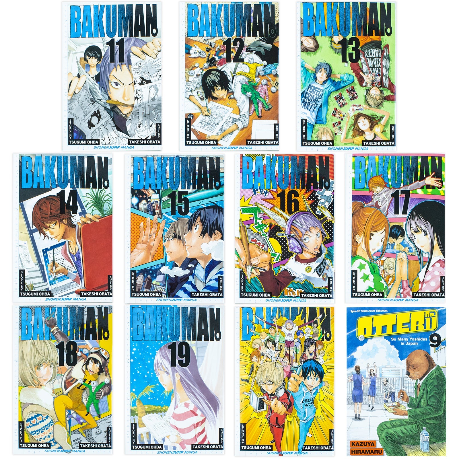 Bakuman Box Set Manga Volumes 1-20 Collection Pack, Double sided poster