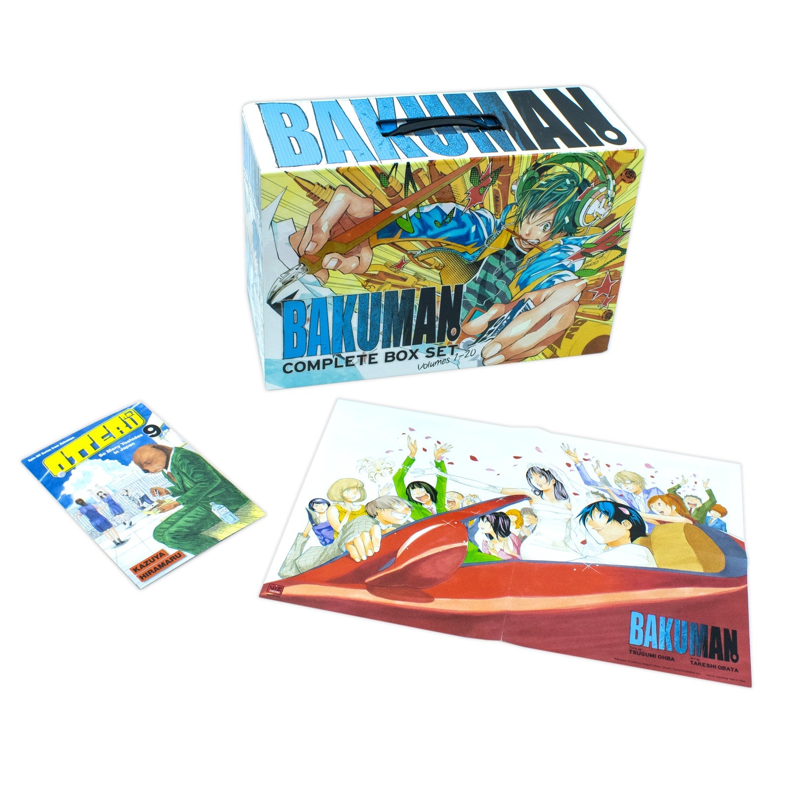 Bakuman Box Set Manga Volumes 1-20 Collection Pack, Double sided poster