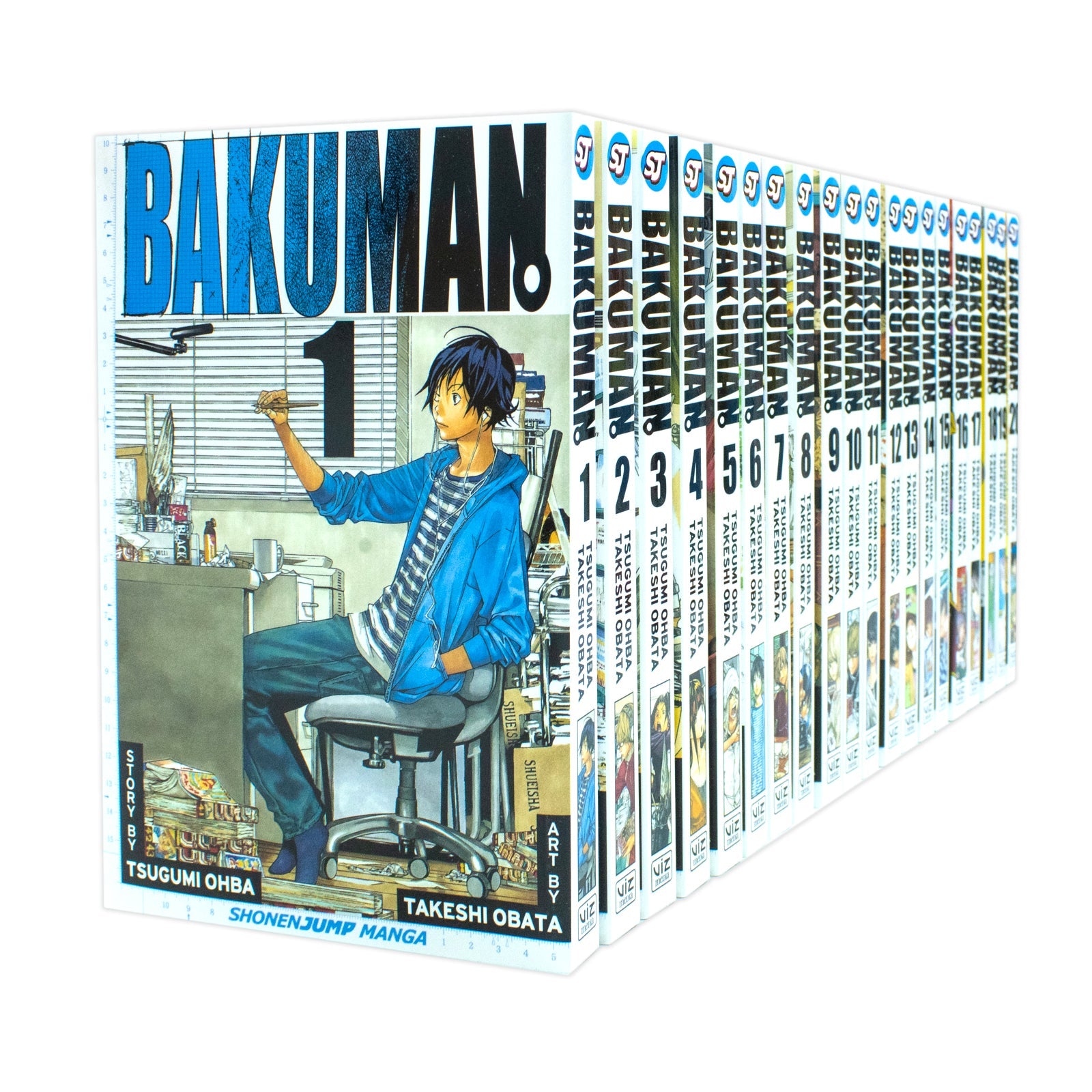 Bakuman Box Set Manga Volumes 1-20 Collection Pack, Double sided poster