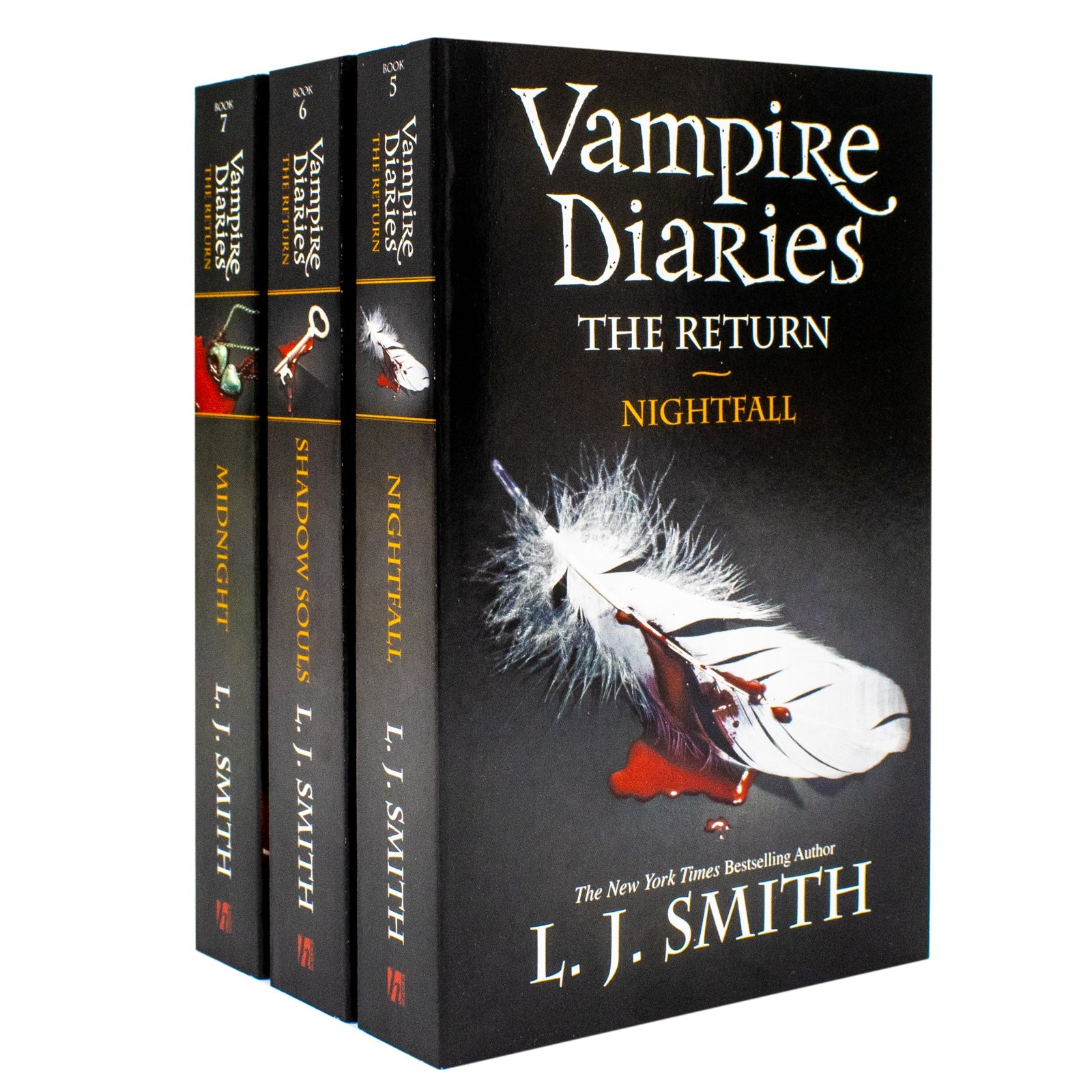 Vampire Diaries The Return 3 Books Set By L J Smith (5 To 7)
