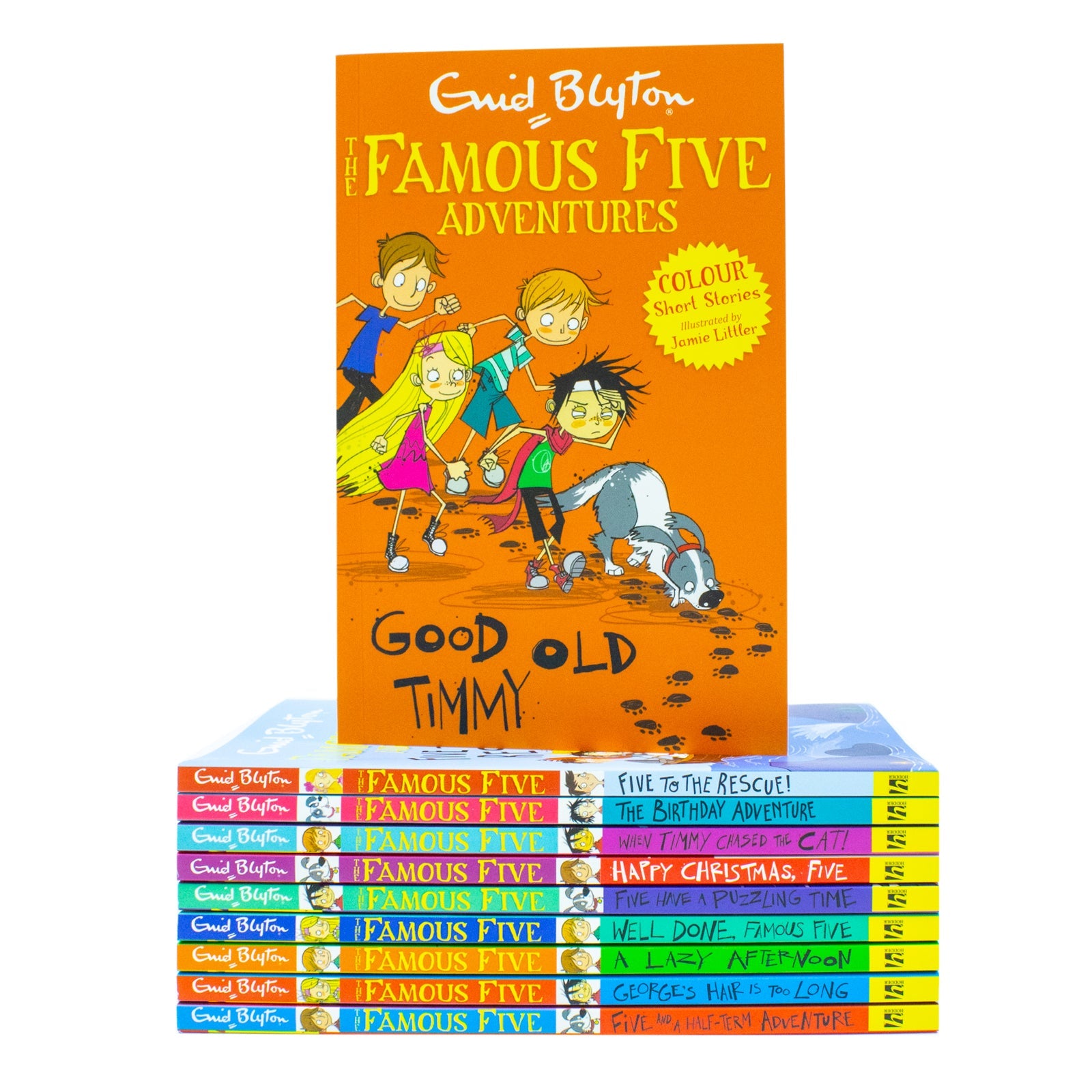 Enid Blyton Famous Five Adventures Short Story Collection 10 Books Box Set |Classic Children's Adventure Stories, Imaginative Fiction & Read-Aloud Fun