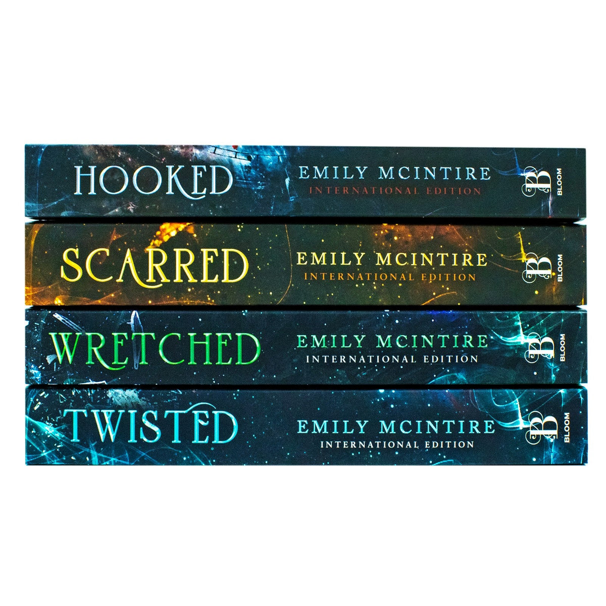Emily McIntire Never After Series Collection – 4 Book Set Hooked,Scarred, Wretched, Twisted | Romance Fiction & Love Stories for Young Adults Ages 12+