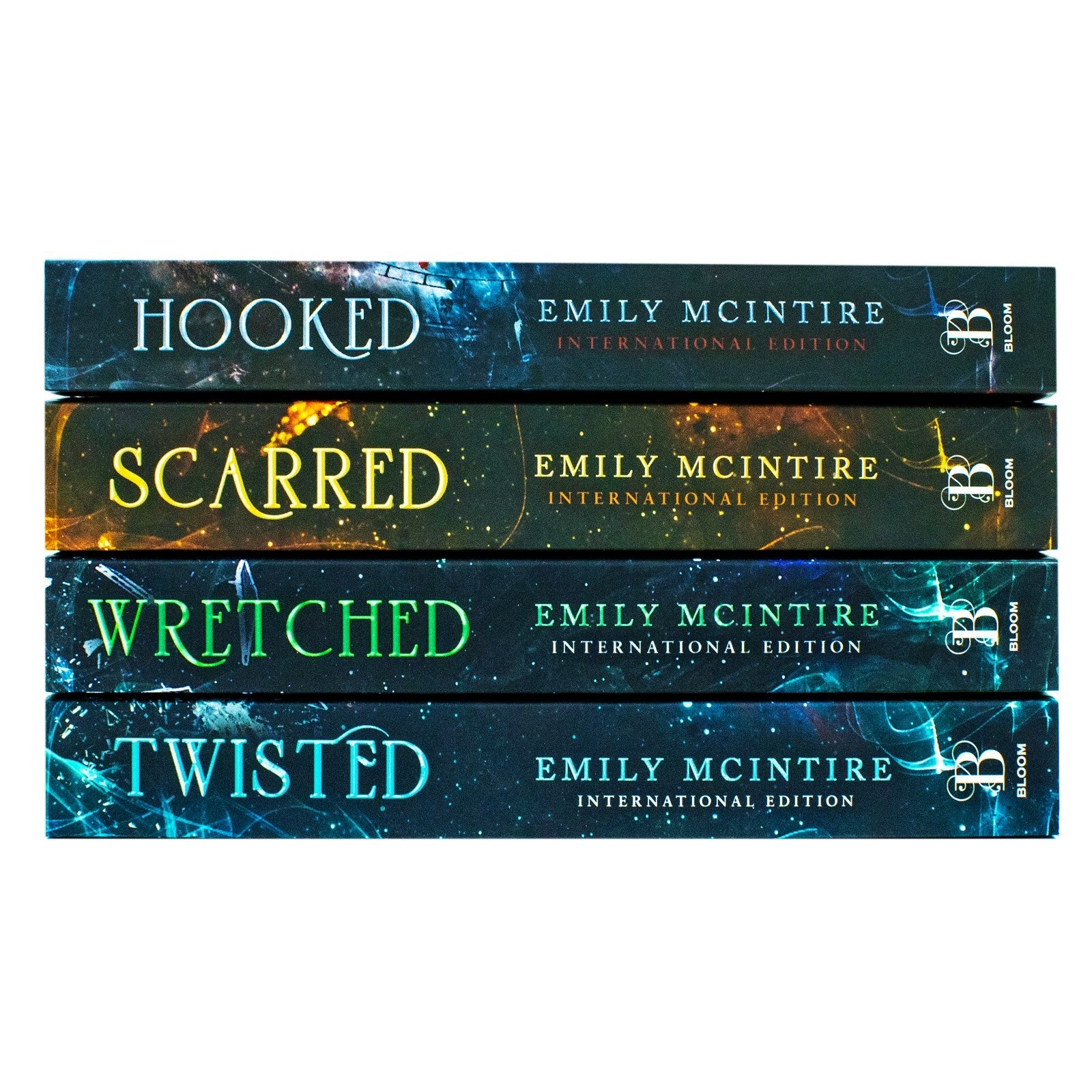 Emily McIntire Never After Series Collection – 4 Book Set Hooked,Scarred, Wretched, Twisted | Romance Fiction & Love Stories for Young Adults Ages 12+