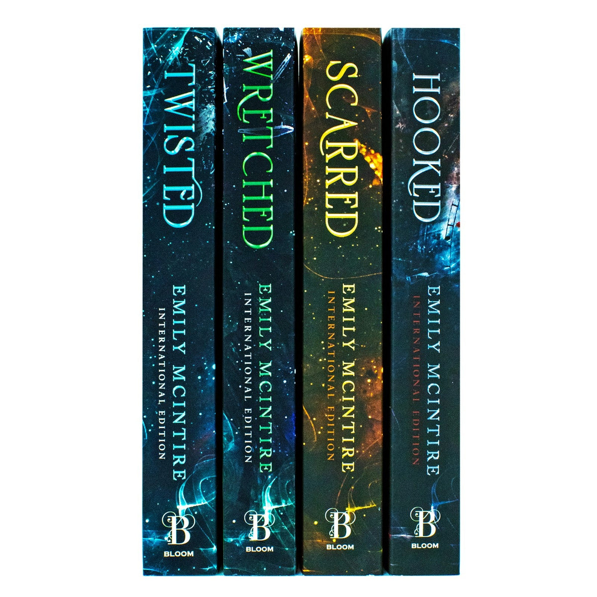 Emily McIntire Never After Series Collection – 4 Book Set Hooked,Scarred, Wretched, Twisted | Romance Fiction & Love Stories for Young Adults Ages 12+