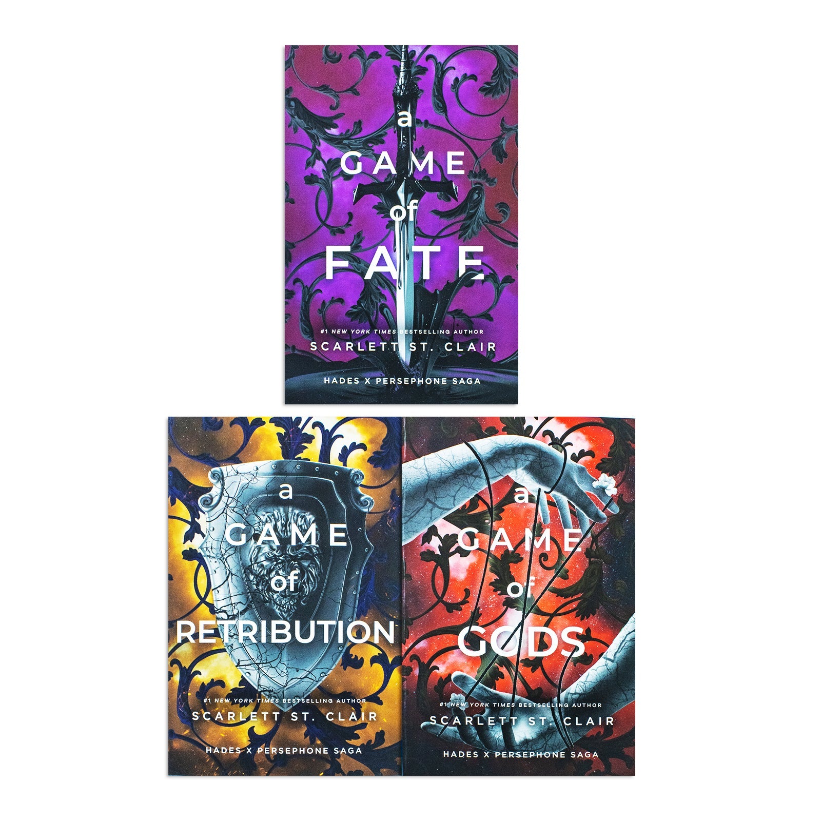 Hades x Persephone Saga 3-Book Collection Set by Scarlett St. Clair | Fantasy Romance Series Inspired by Greek Mythology – Epic Love & Adventure