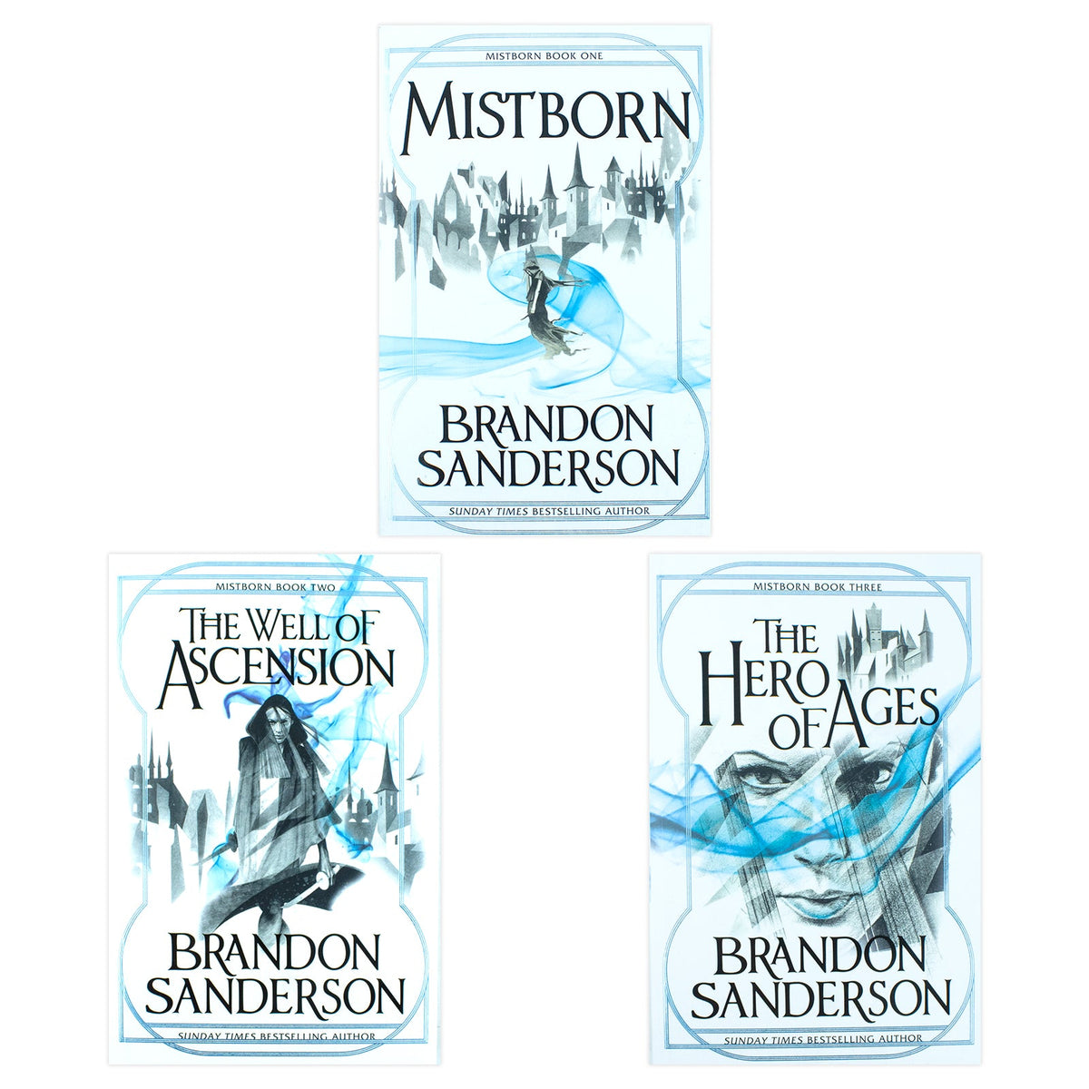The Mistborn Trilogy 3 Books Boxed Set -The Hero Of Ages, The Well Of Ascension & Mistborn Brandon Sanderson