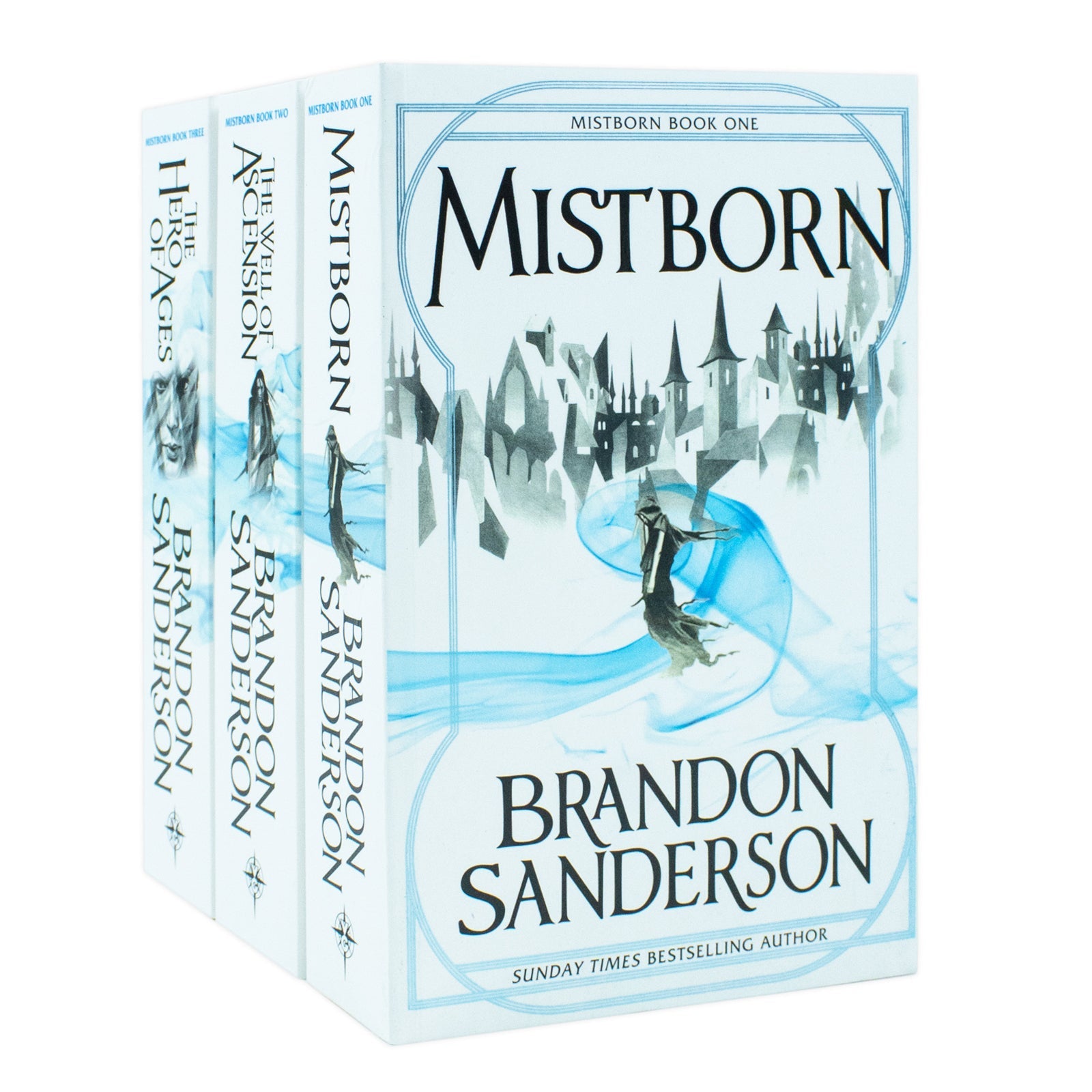 The Mistborn Trilogy 3 Books Set Collection -The Hero Of Ages, The Well Of Ascension & Mistborn Brandon Sanderson