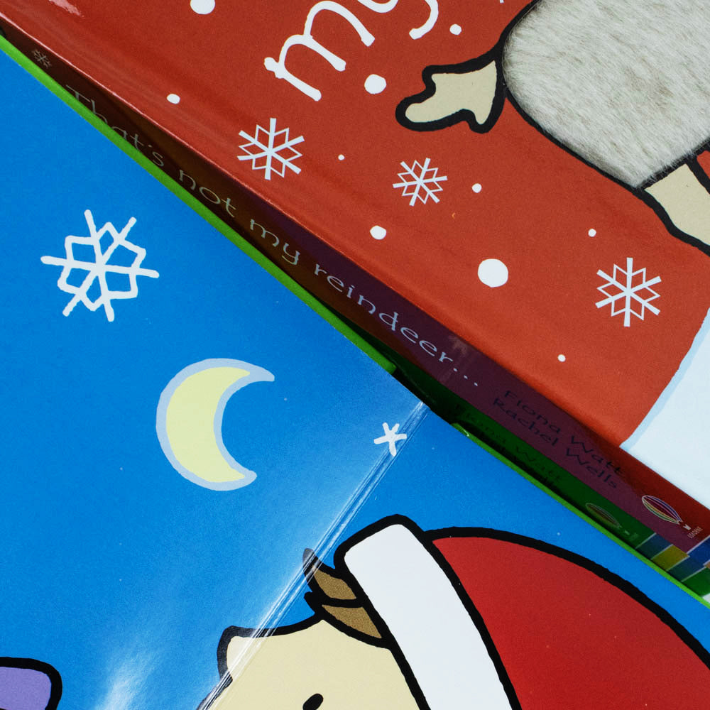 Thats Not My Christmas Collection 3 Books Set By Fiona Watt (Reindeer, Santa, Elf)