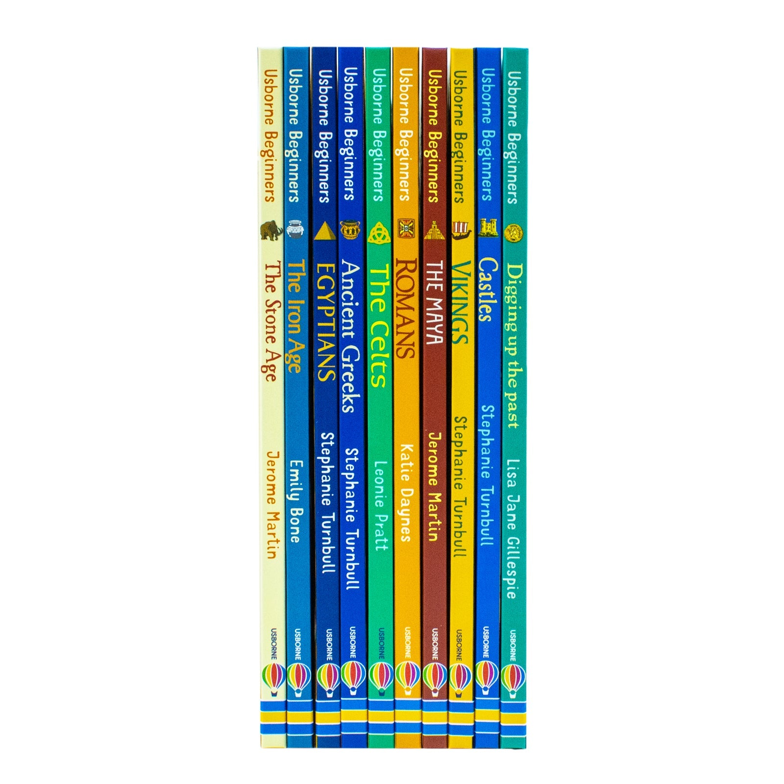 Usborne Beginners History 10 Books Collection Box Set– Educational Children's Books on Stone Age, Iron Age, Ancient Cultures, Artifacts & Fun Learning