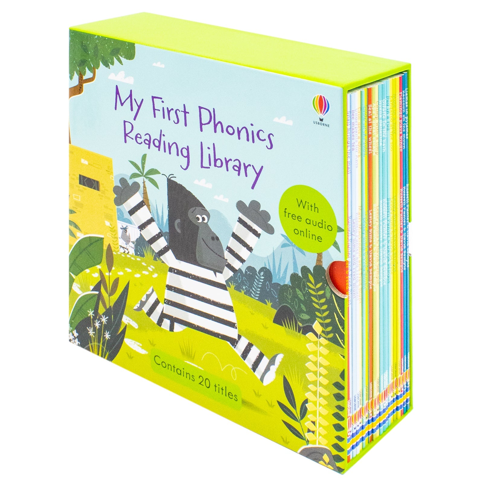 Usborne My First Phonics Reading Library Book Set 20 Books Collection with Free Online Audio Early Learning & Reading for Kids