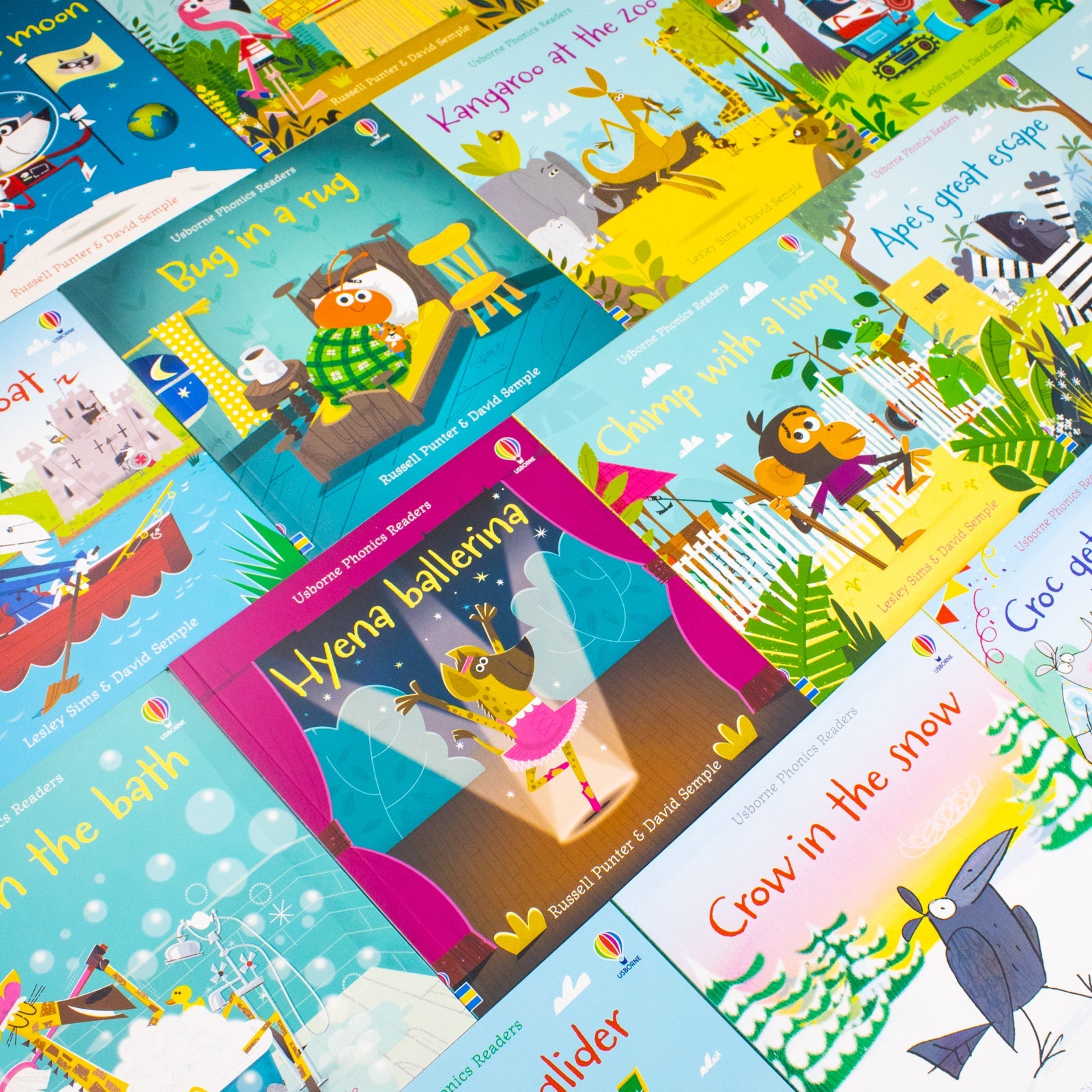 Usborne My First Phonics Reading Library Book Set 20 Books Collection with Free Online Audio Early Learning & Reading for Kids