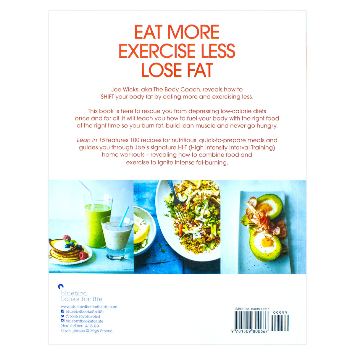 Joe Wicks - Lean in 15 The Shift Plan 15 Minute Meals and Workouts to Keep You Lean and Healthy
