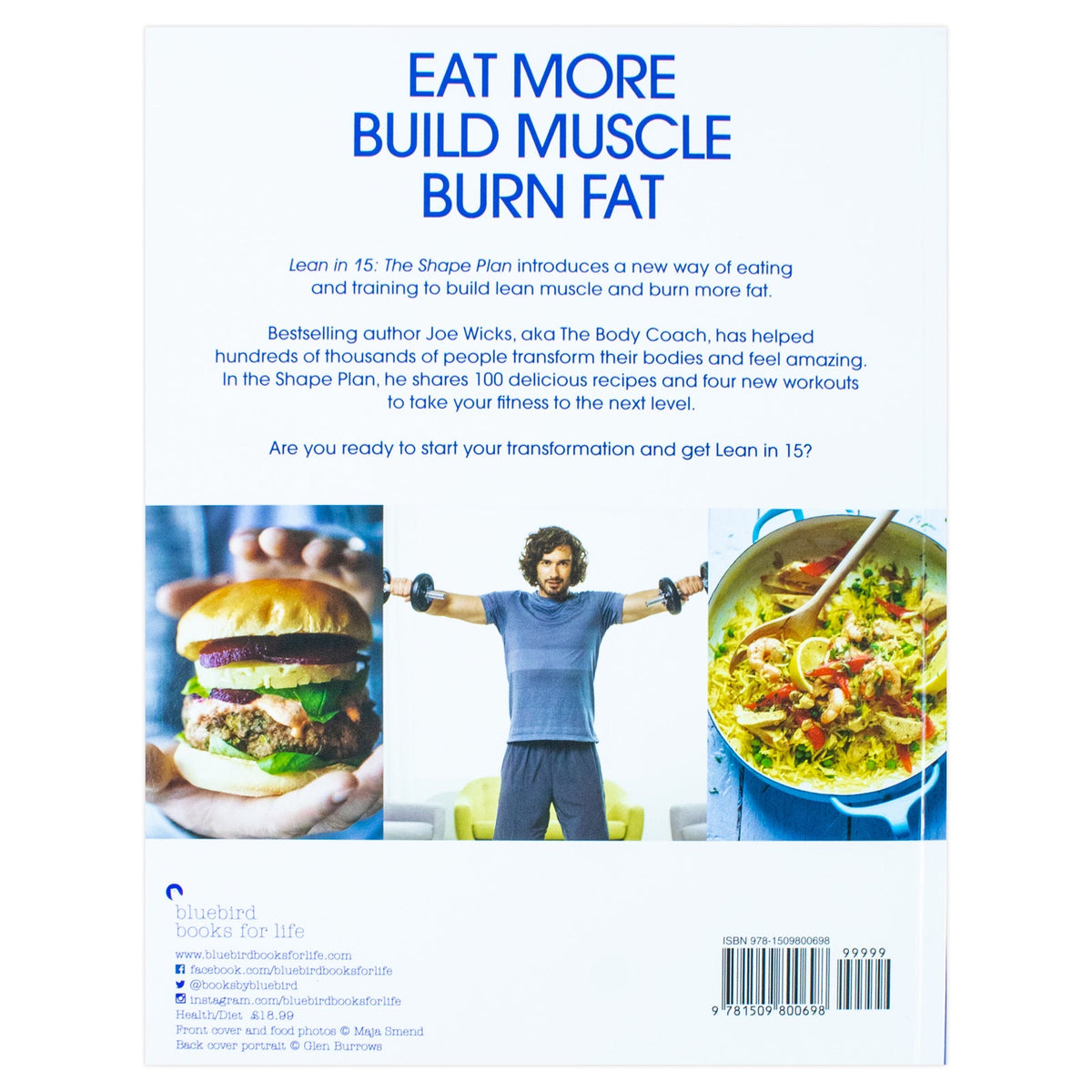 Joe Wicks - Lean in 15 The Shape Plan 15 Minute Meals With Workouts to Build a Strong, Lean Body