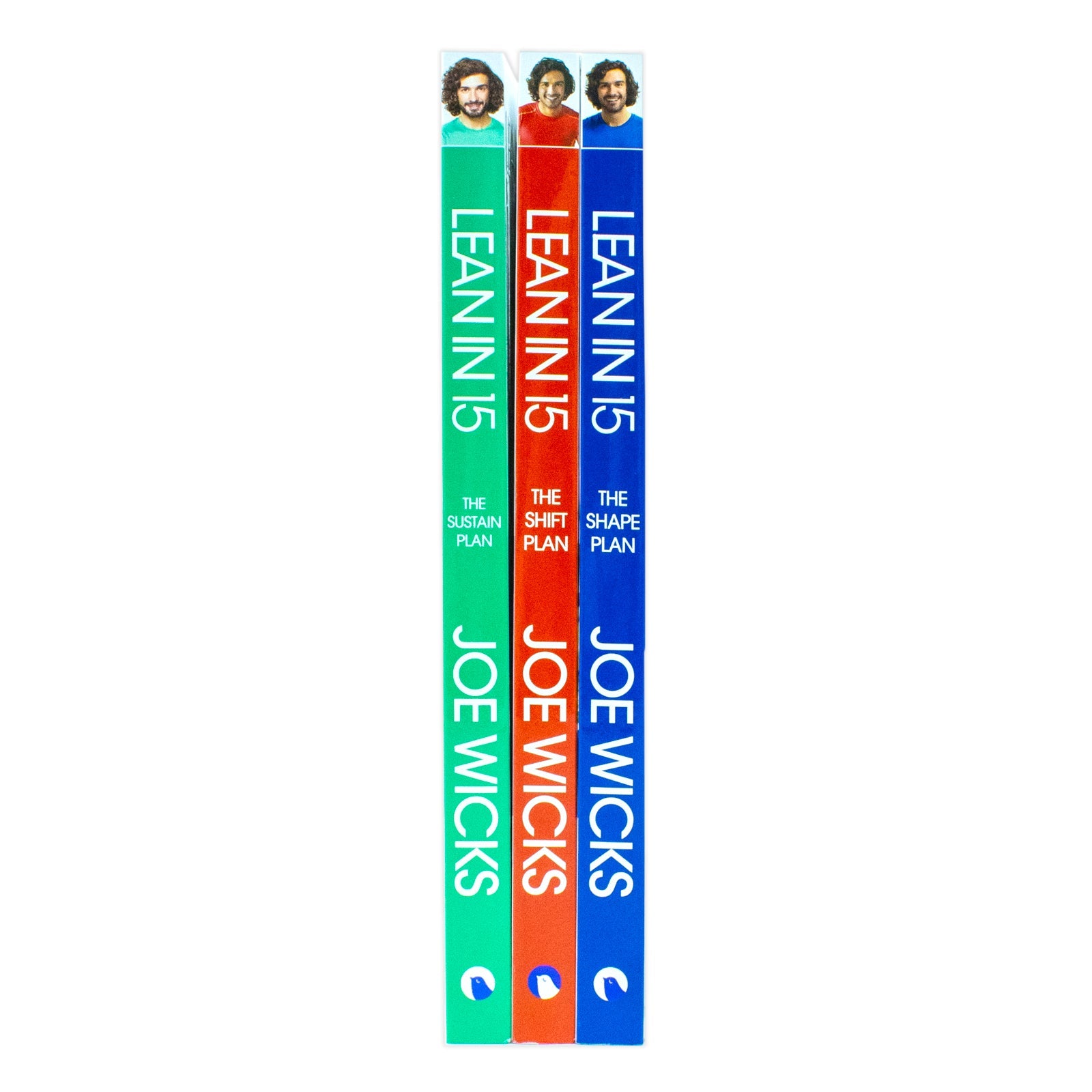 Lean in 15 Collection by Joe Wicks – 3-Book Set (Sustain Plan, Shape Plan, Shift Plan) | Health, Fitness, Weight Loss, Nutrition, Motivation
